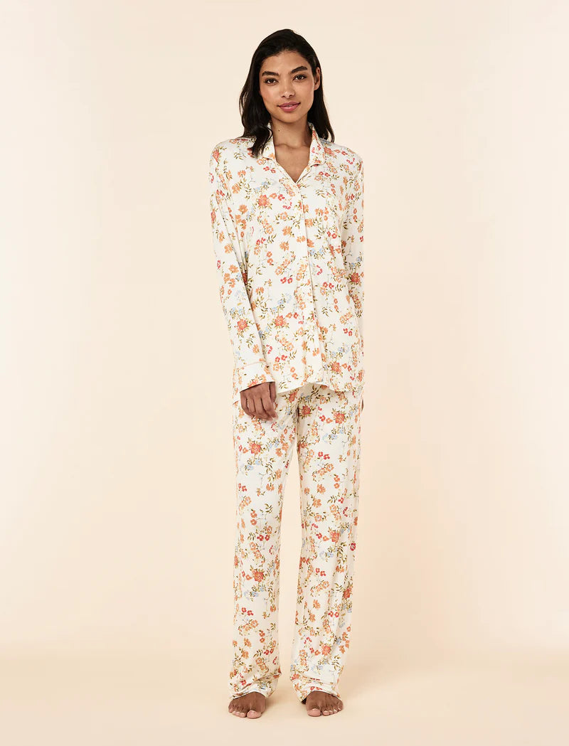 Kate Modal Soft Full Length PJ Set - Amber Floral