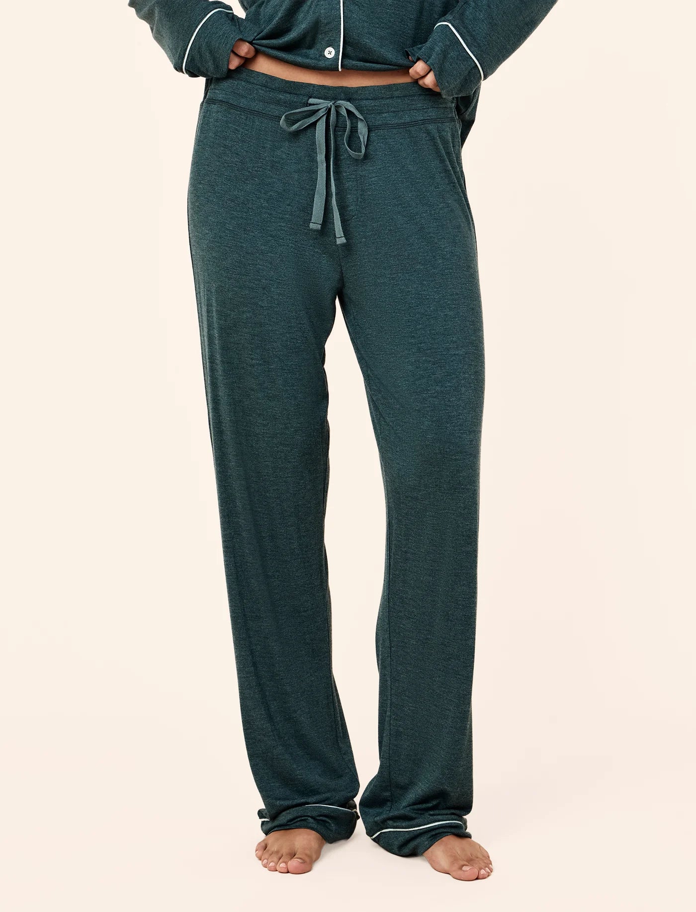 Kate Modal Soft Full Length PJ Set - Emerald