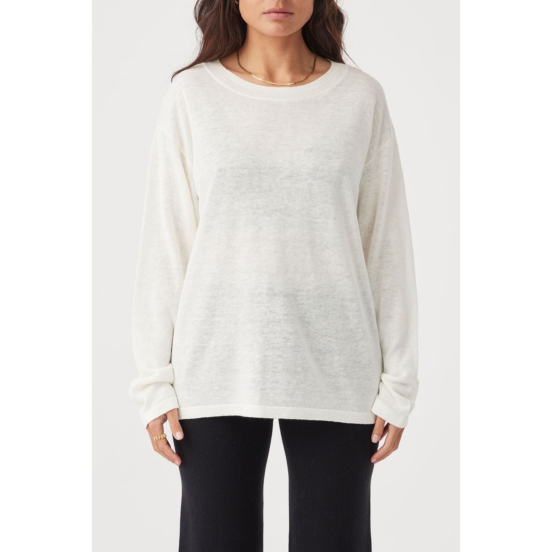 Arcaa Hugo Long Sleeve Tshirt - Cream