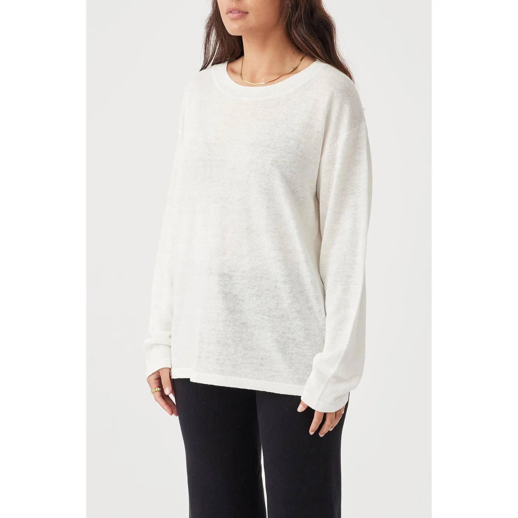 Arcaa Hugo Long Sleeve Tshirt - Cream