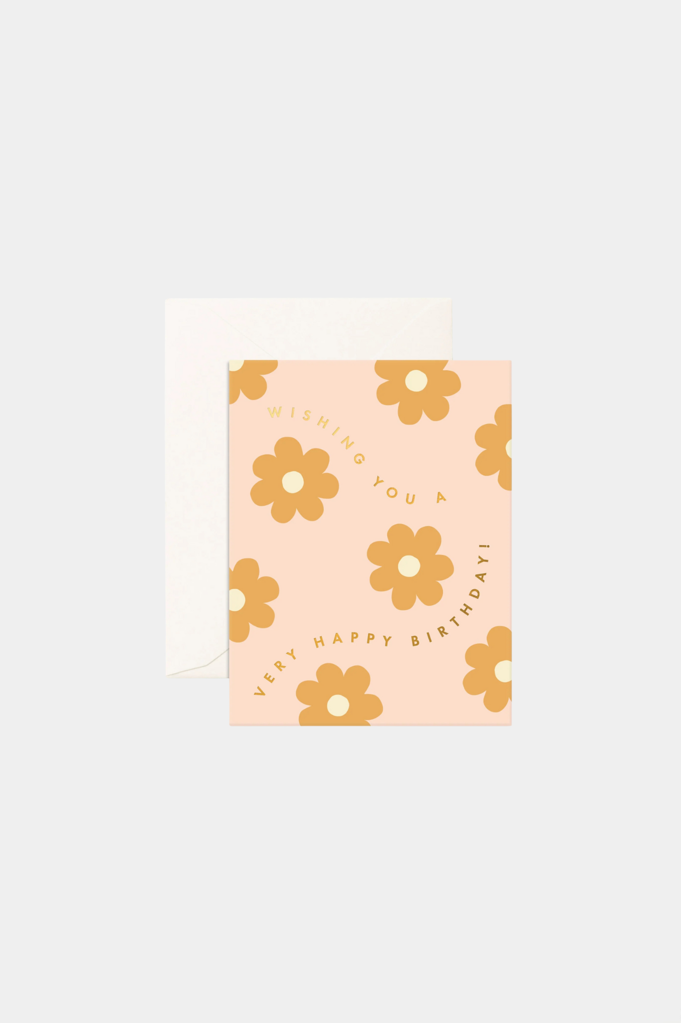 Happy Birthday Daisy Chain Greeting Card