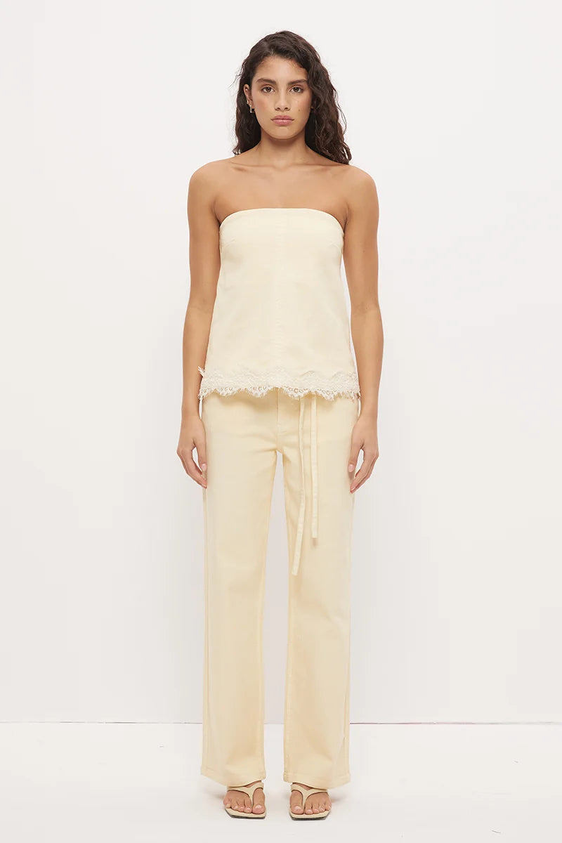 Lacie Denim Top - Lemoncello