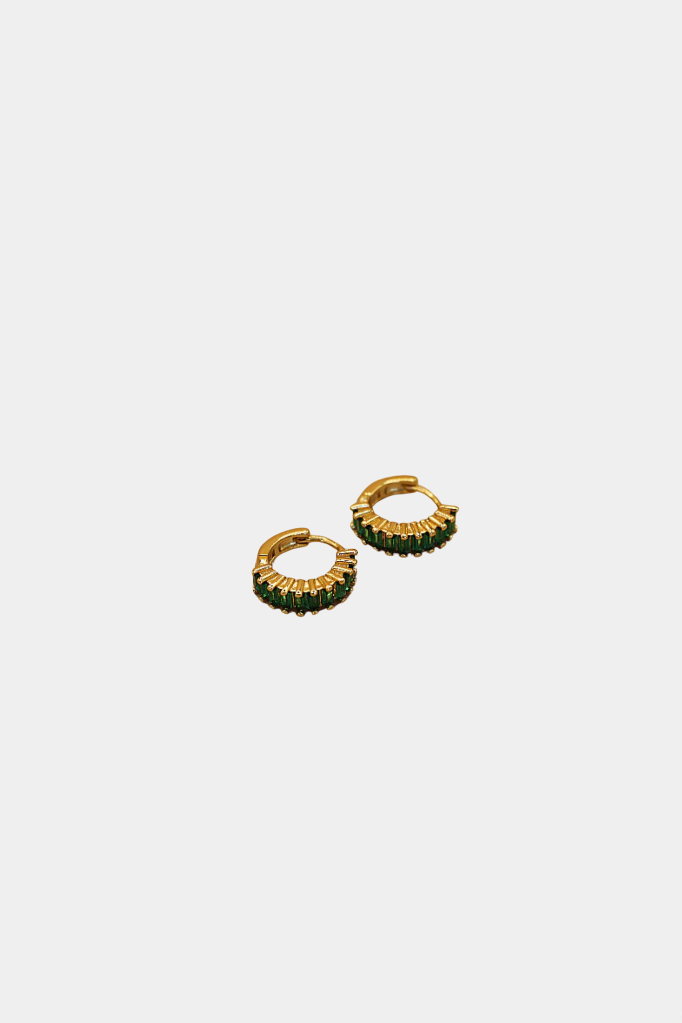 Ivy Earring - Emerald / Gold