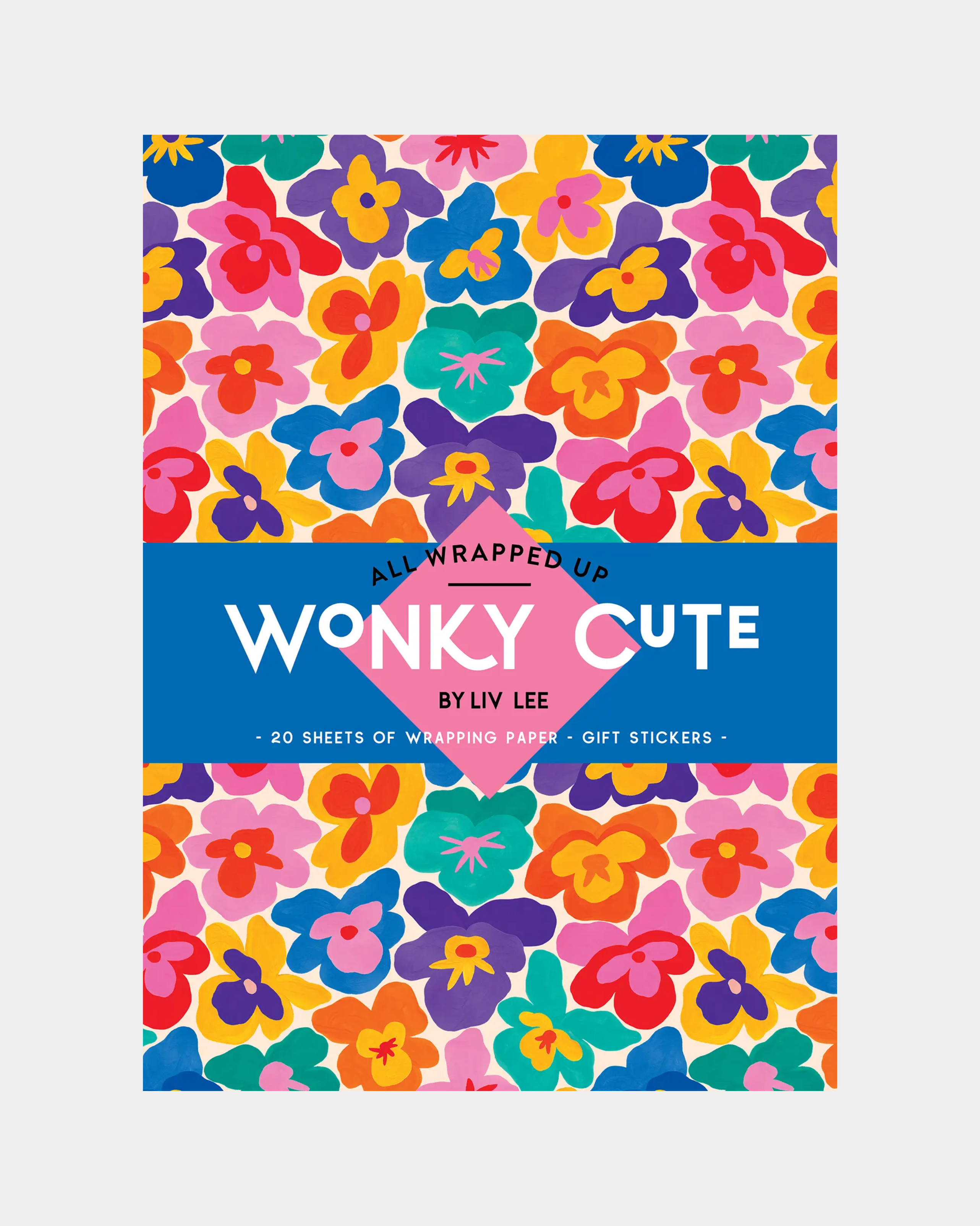 Wrapping Paper Book: Wonky Cute by Liv Lee