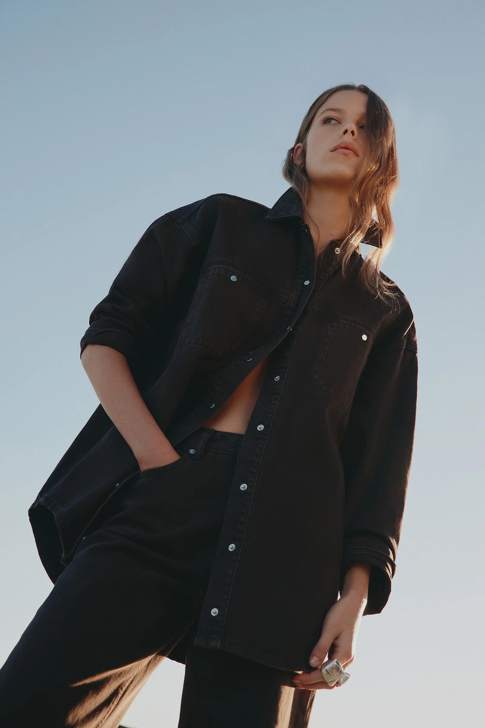 Braz Denim Jacket - Espresso