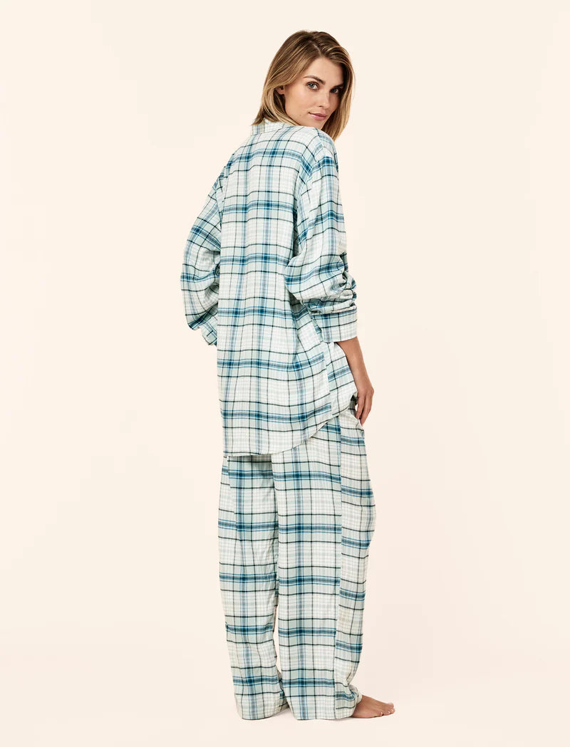 Comfy Plaid Full Length PJ Set