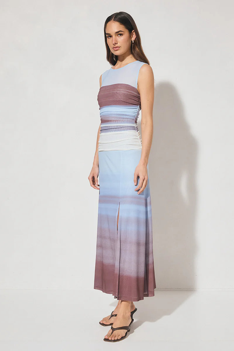 Chroma Dress - Dusk Stripe