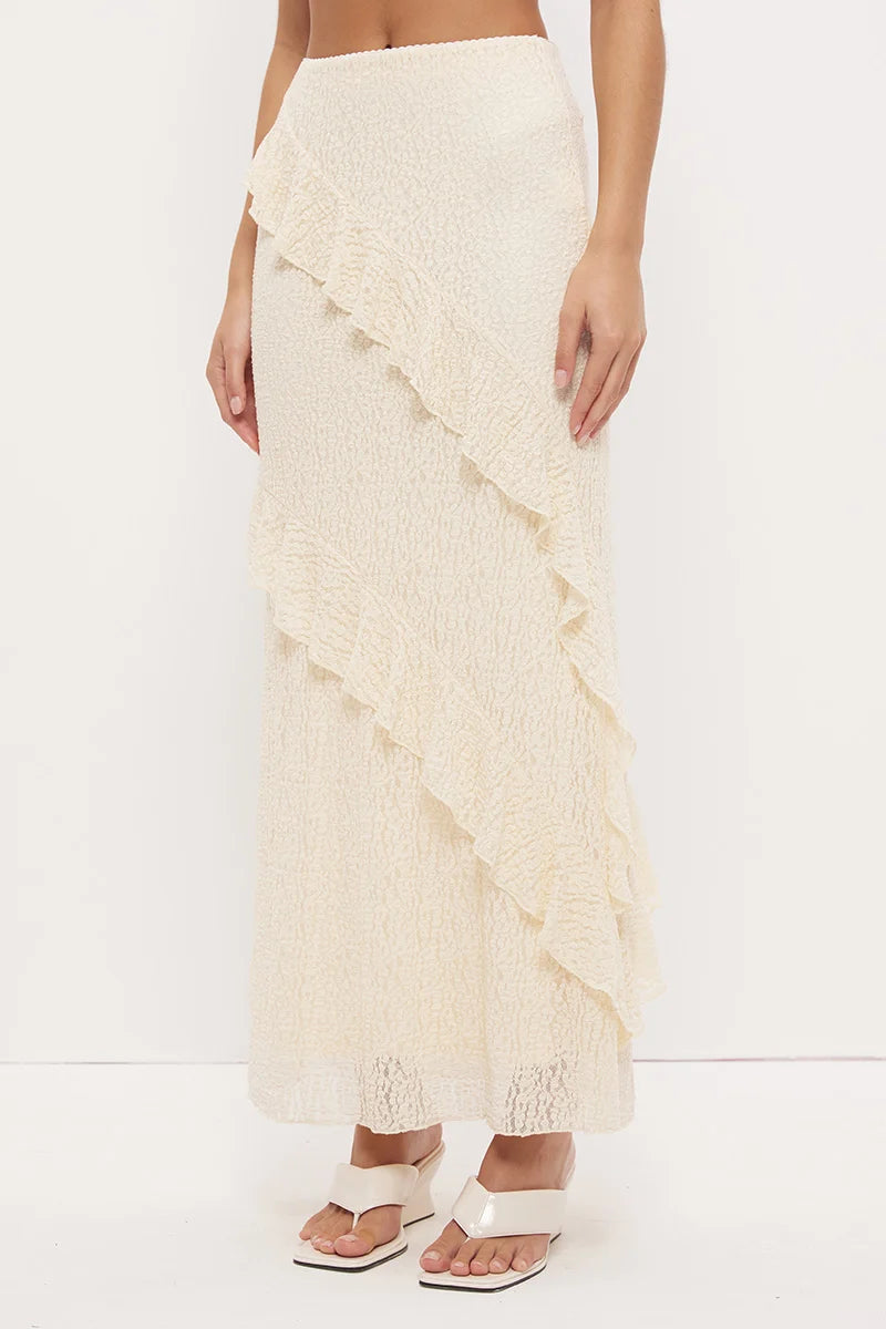 Kira Lace Skirt - Ecru