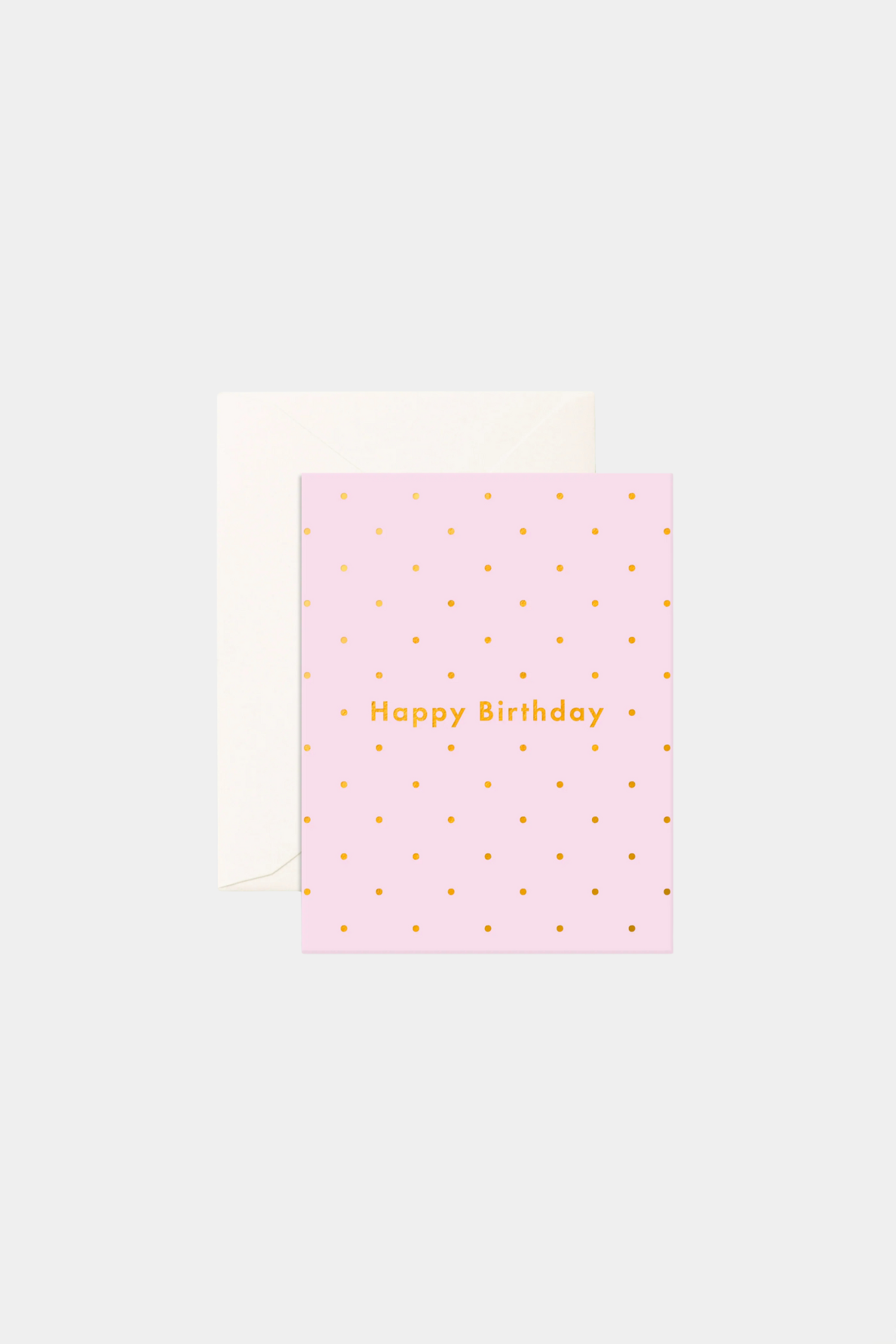 Birthday Lilac Dots Greeting Card