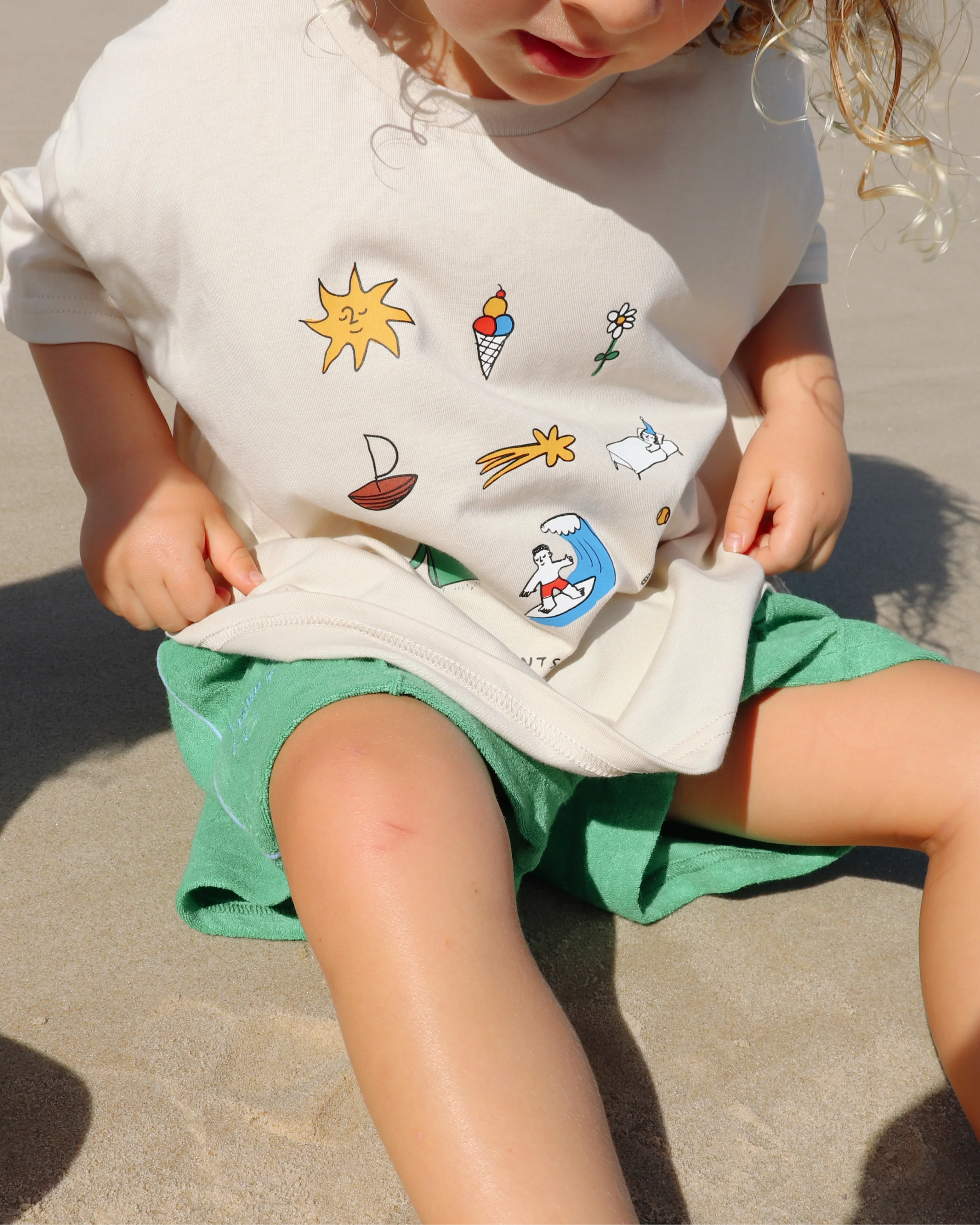 Summer Magic Tee - Cream