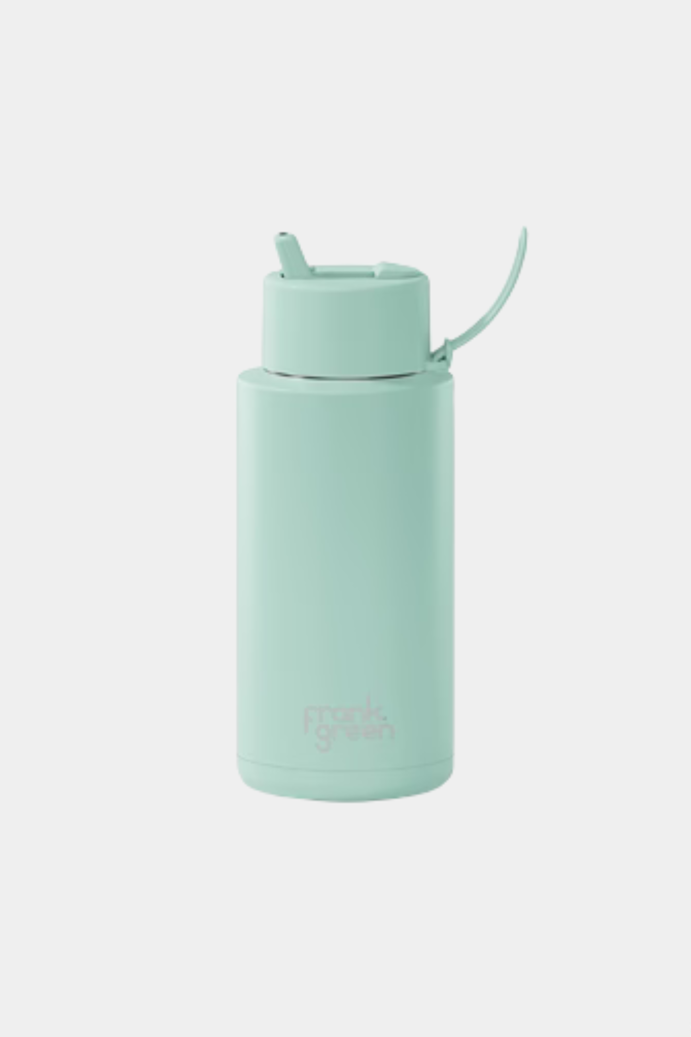 34oz SS Ceramic Reusable Bottle with Straw Lid