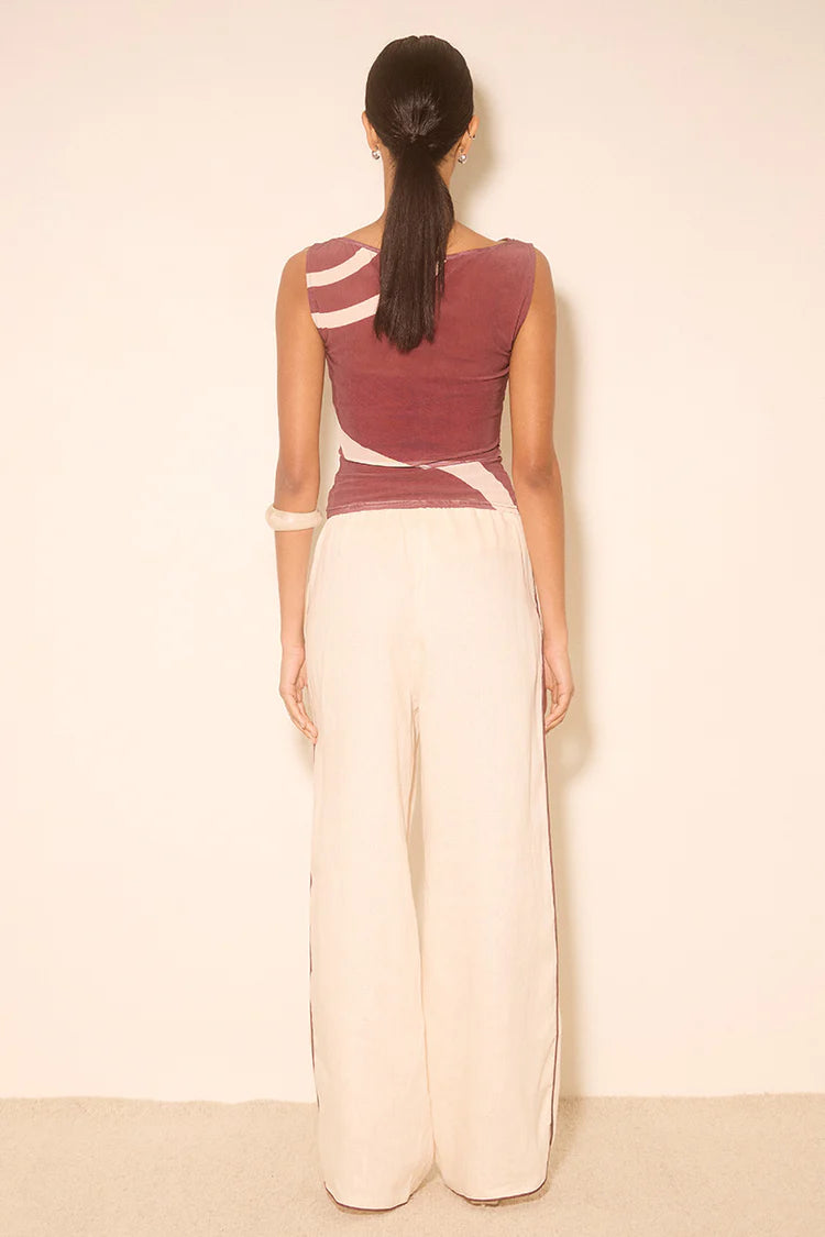 Sierra Top - Plum Swirl