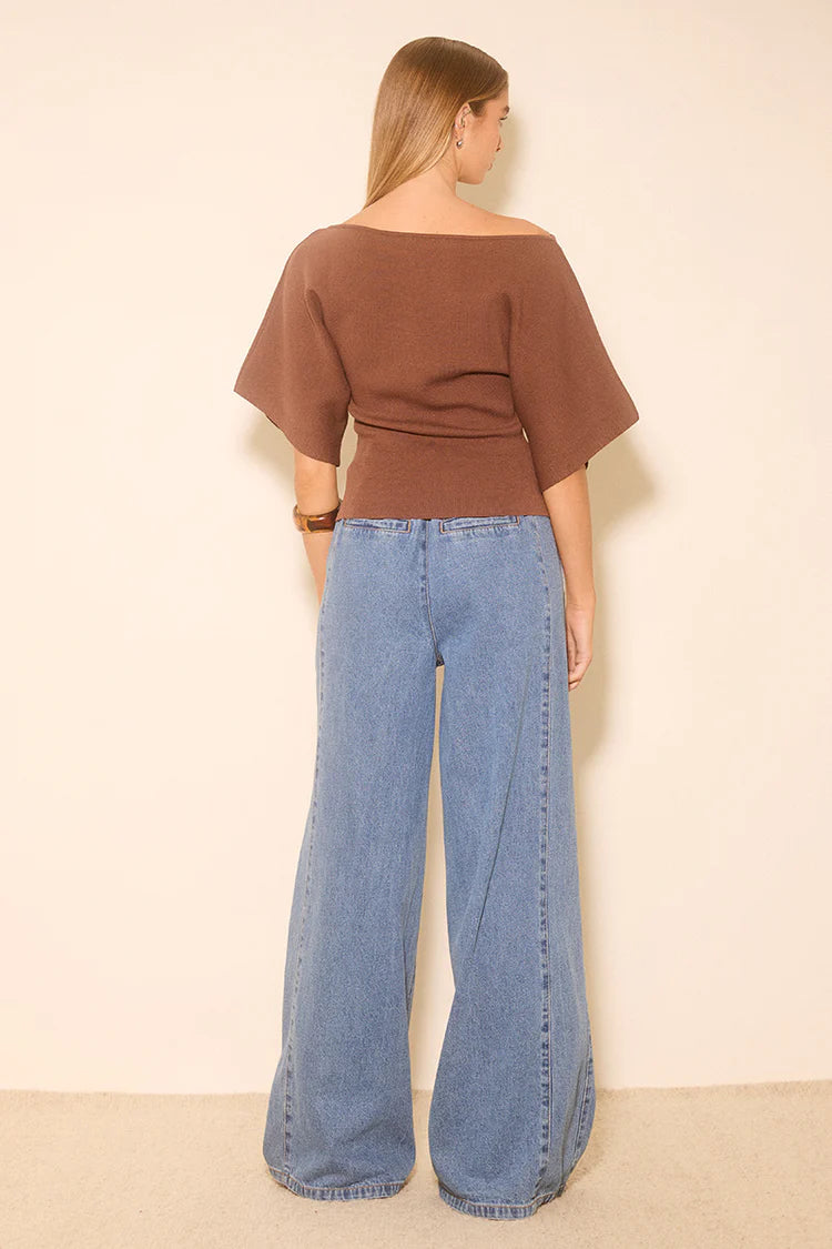 Venture Knit Top - Cacao