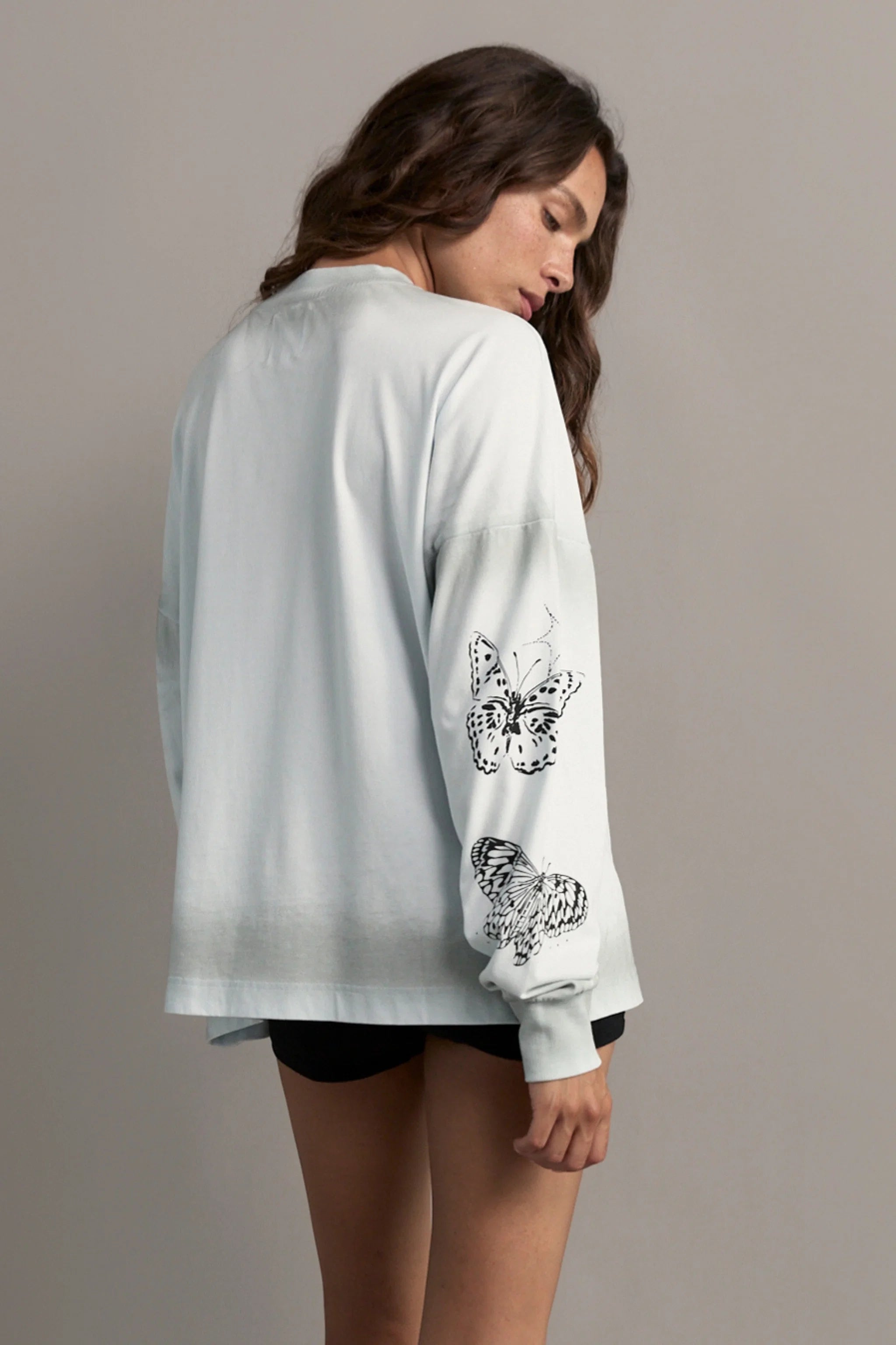 Cupid Long Sleeve Top - Soft Sky