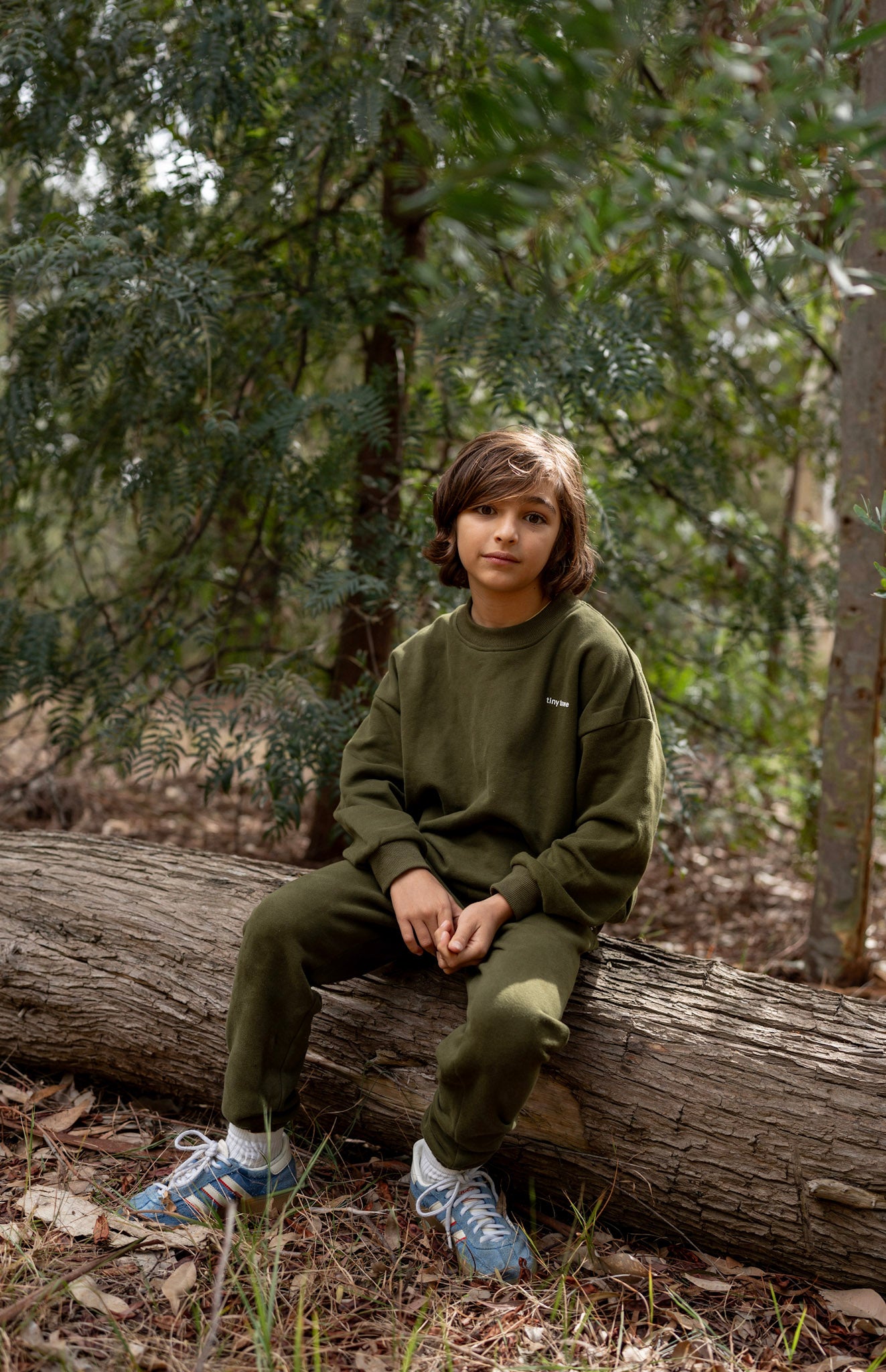 Woodie 3D Logo Tracksuit - Olive