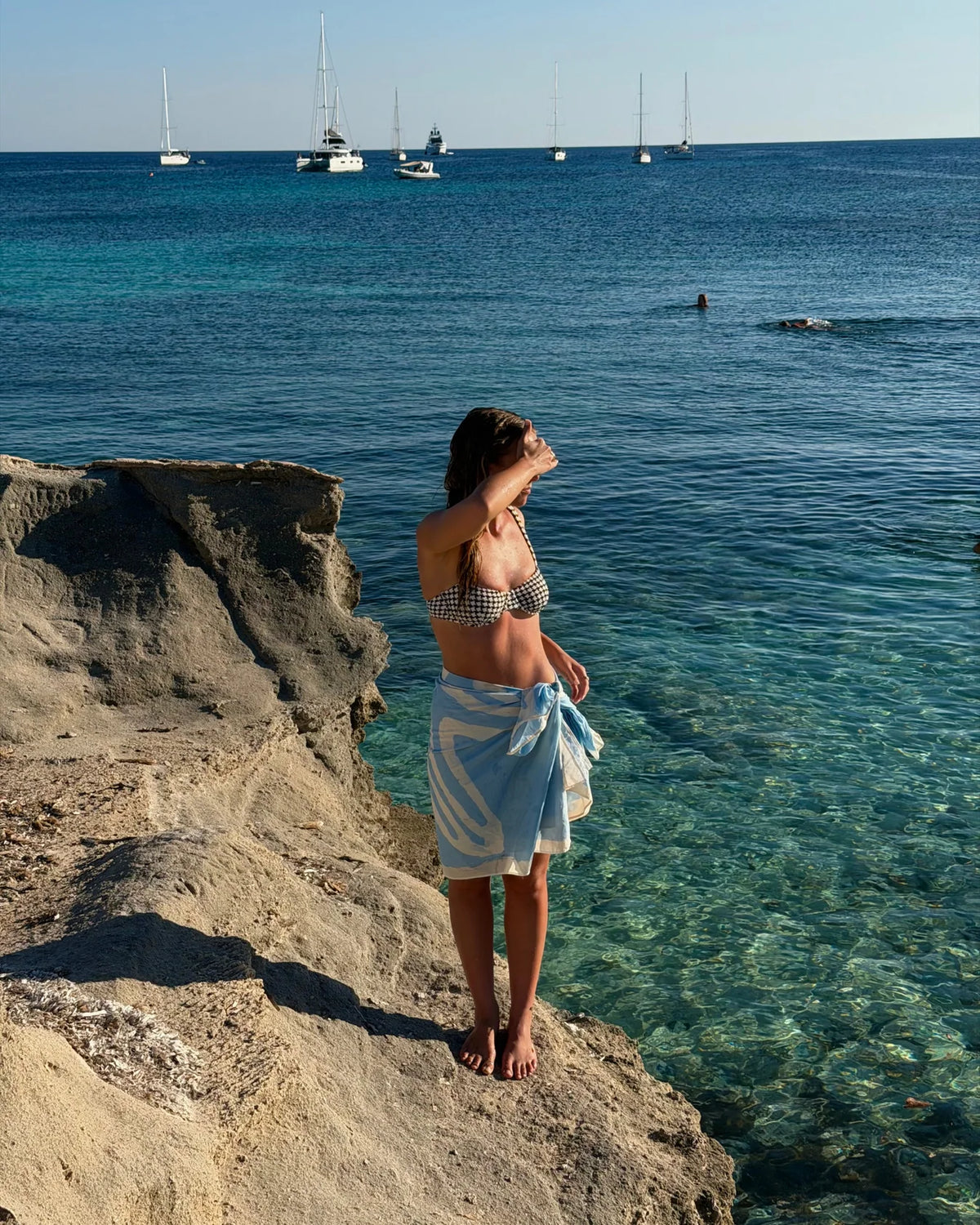 Adriatic Sarong - Dusty Blue