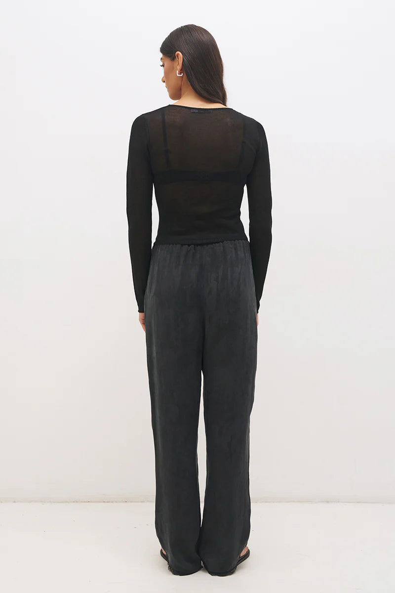 Yasmin Knit Top - Black