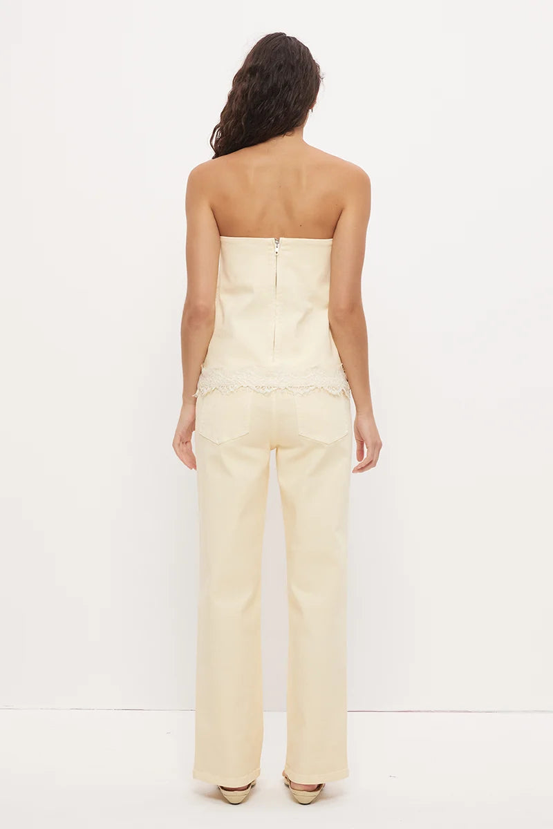 Lacie Denim Top - Lemoncello