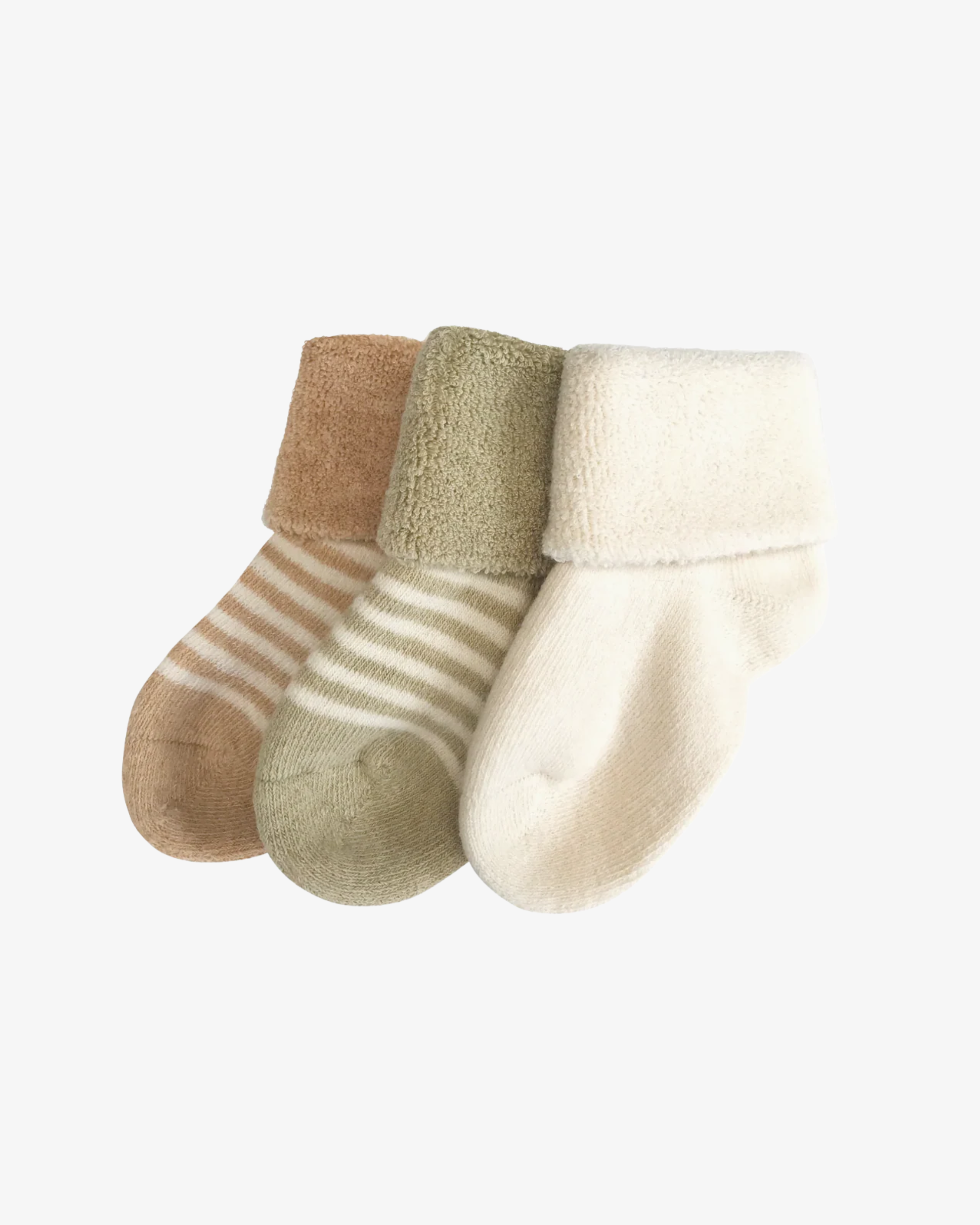 Organic Stripe Baby Socks (3-Pack)