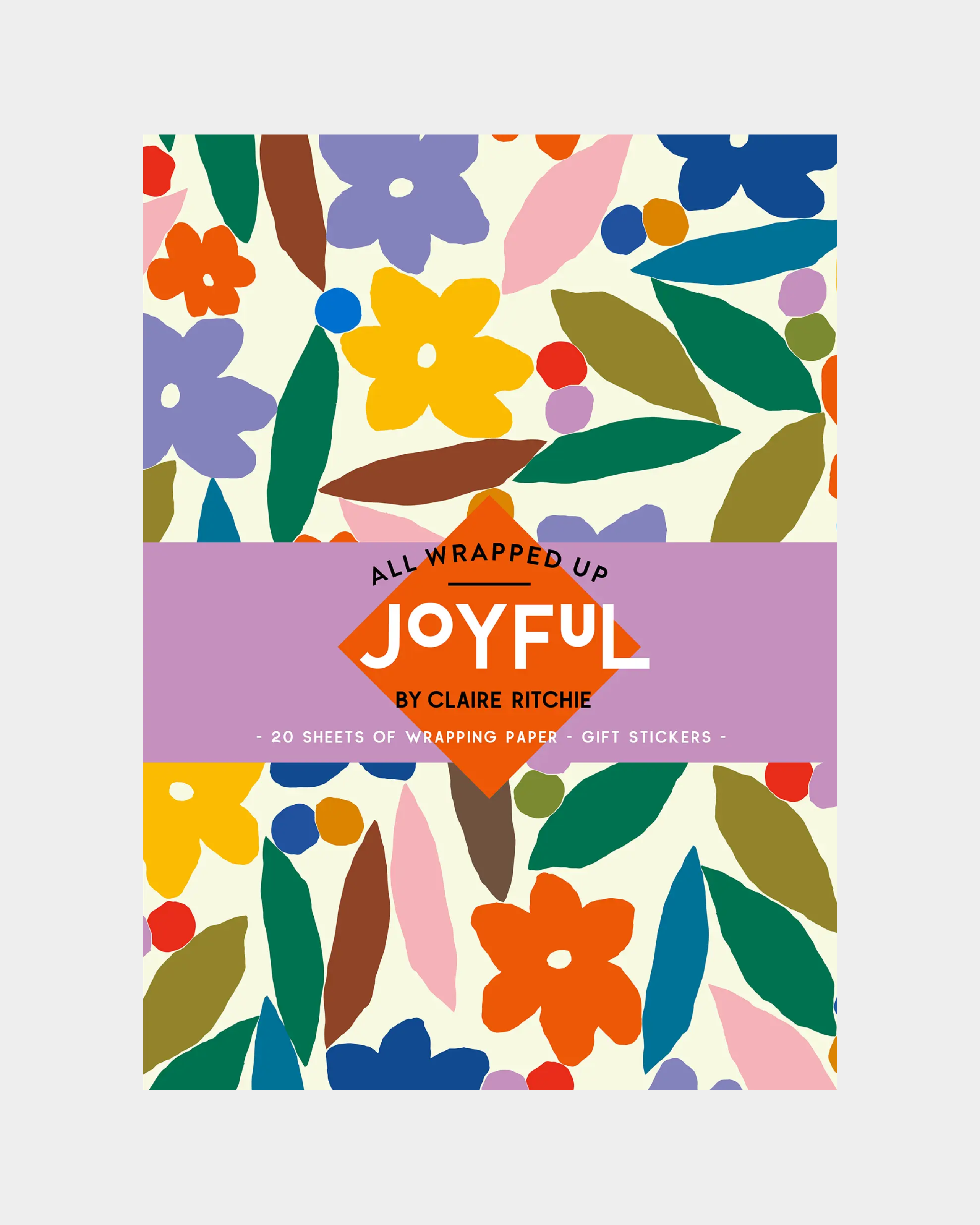 Wrapping Paper Book: Joyful by Claire Ritchie