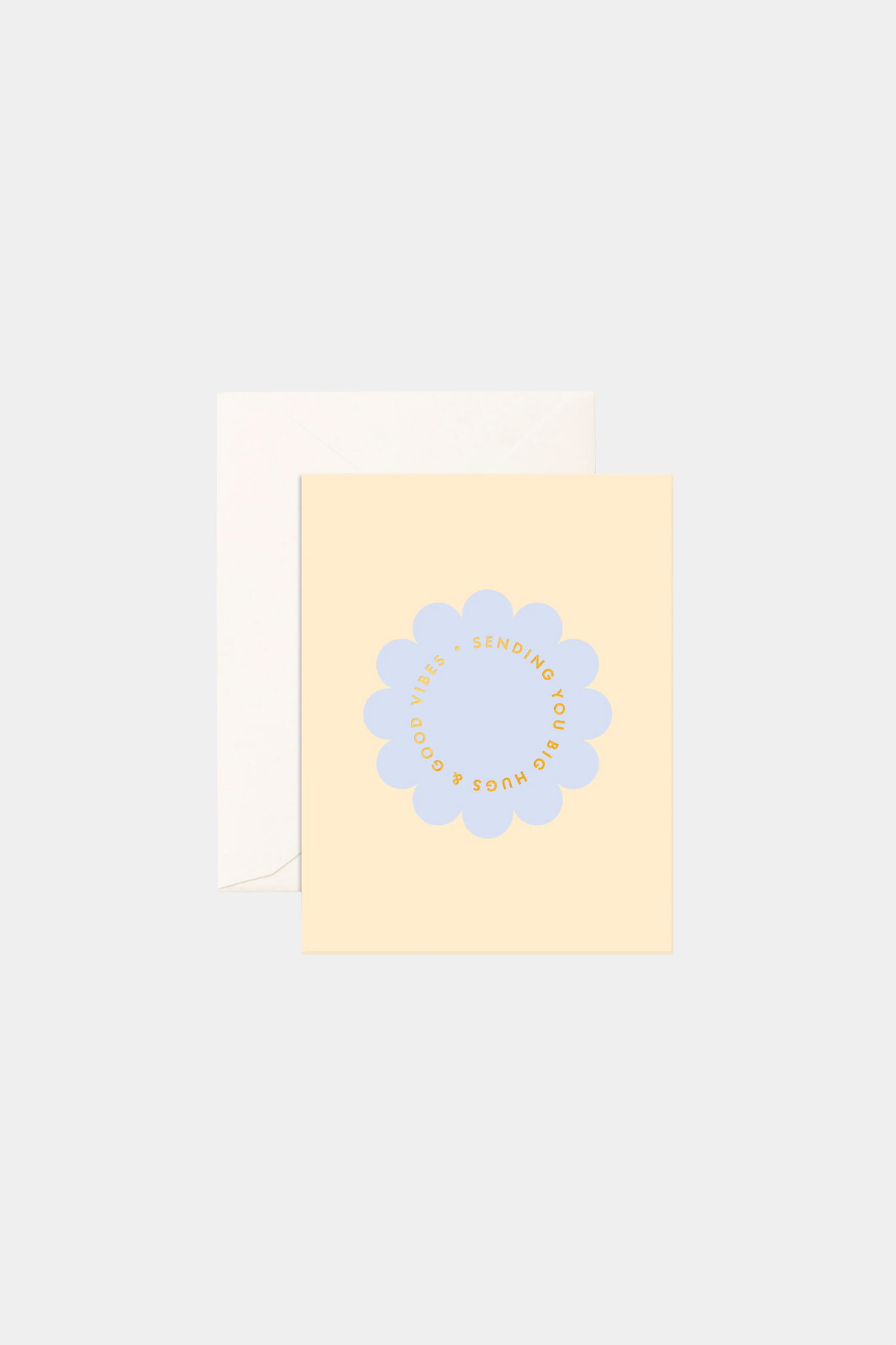 Big Hugs Petal Greeting Card