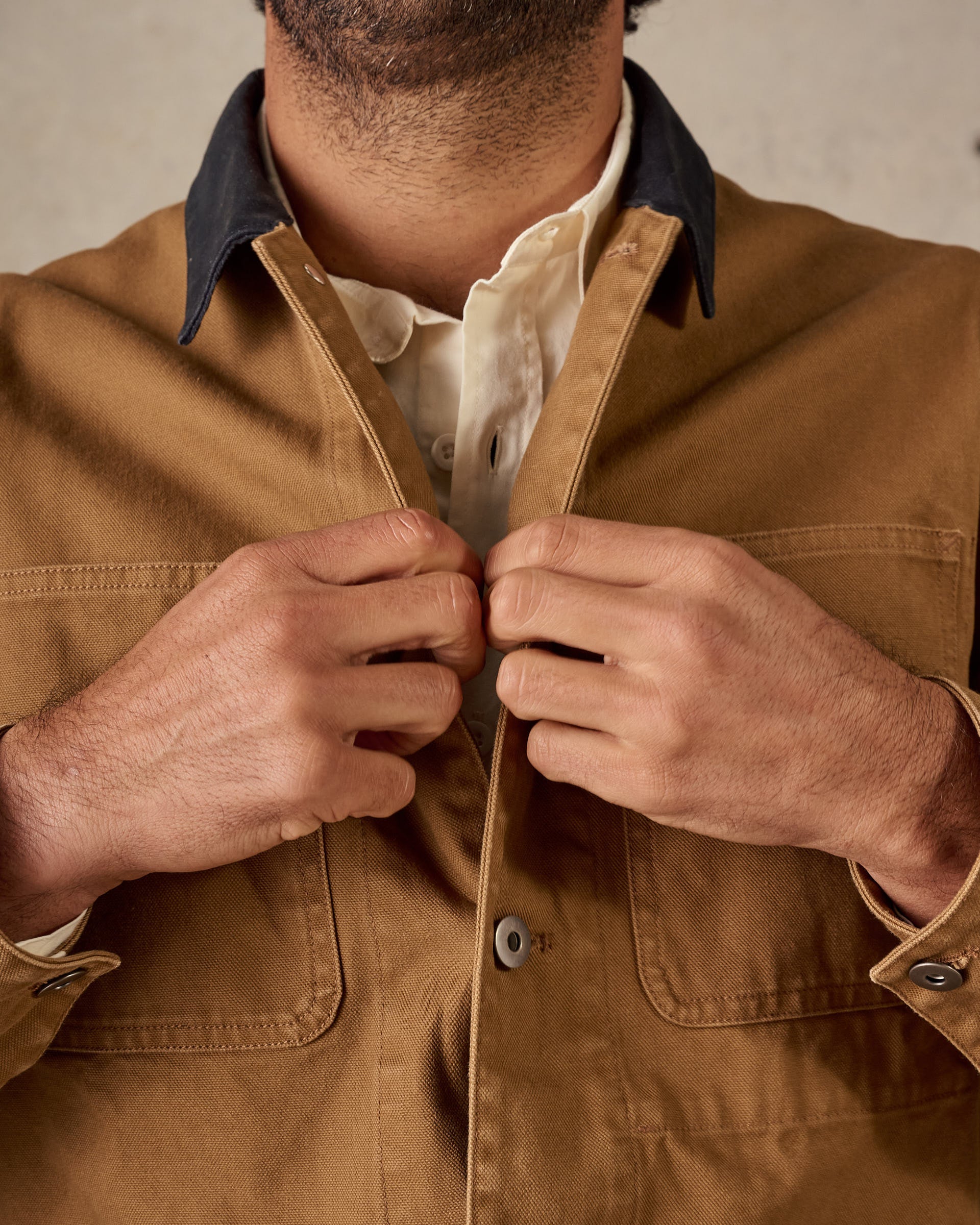 Canvas Jacket - Tan
