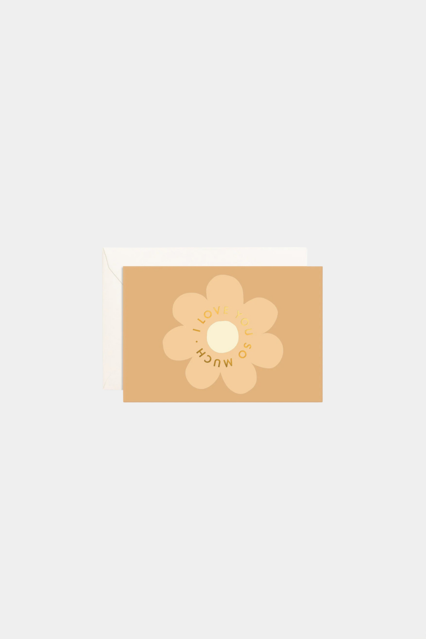 Love You Flower Mini Card