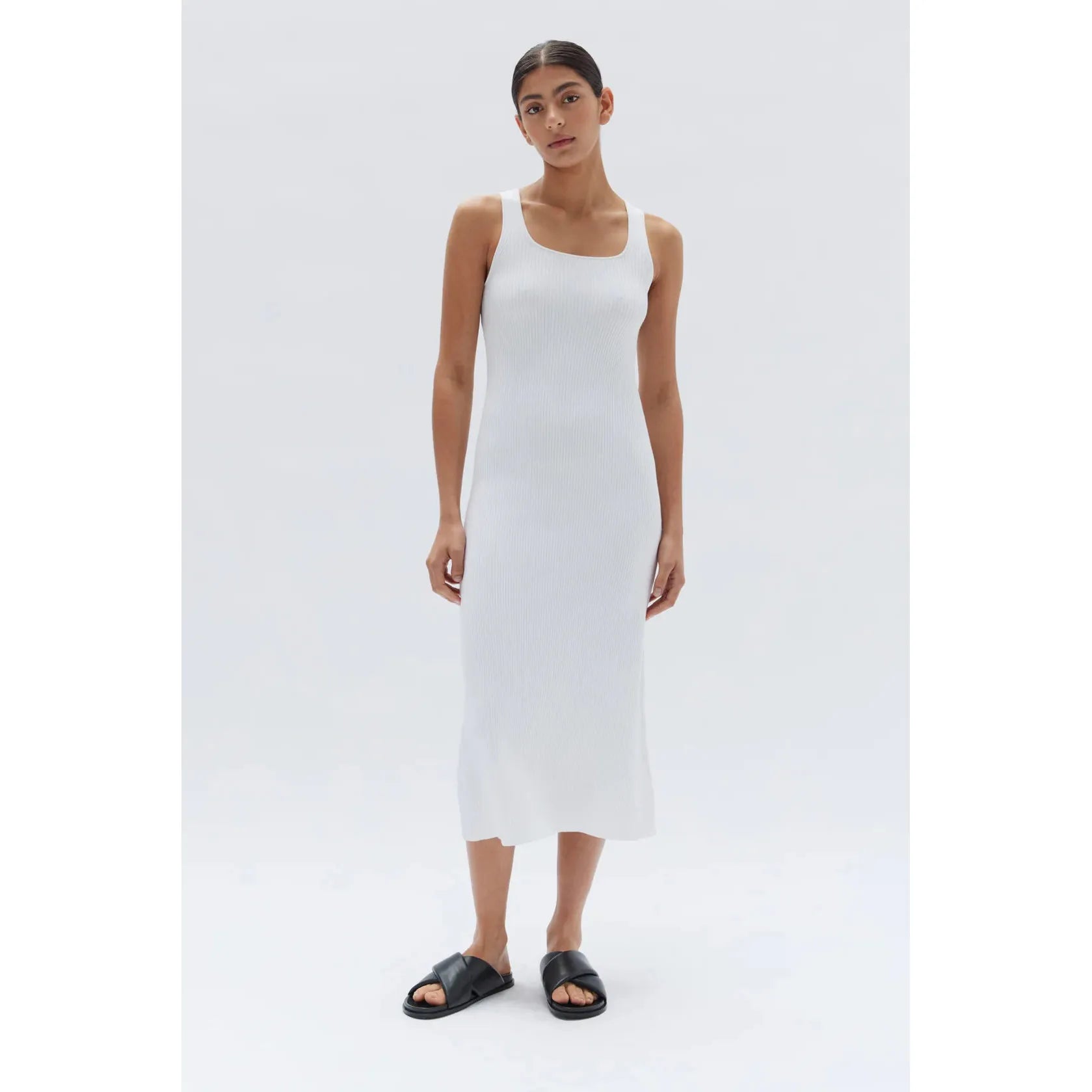 Assembly Label Adrianna Knit Dress - White