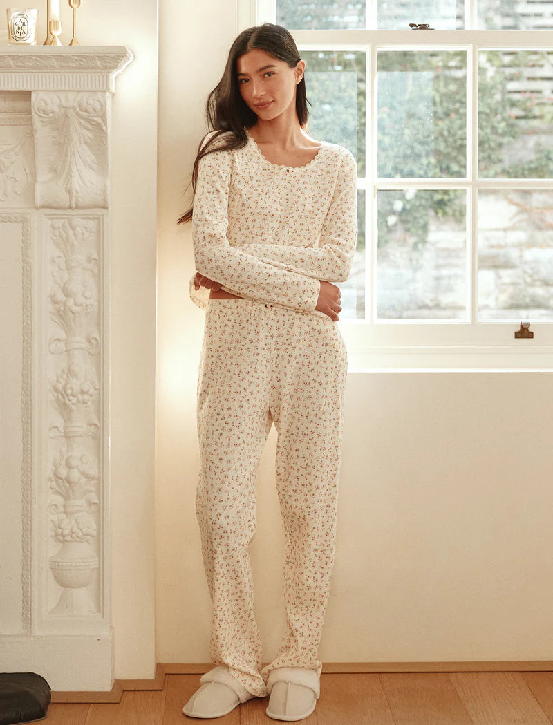 Claire Soft Cotton Waffle PJ Set - Lottie Ditsy