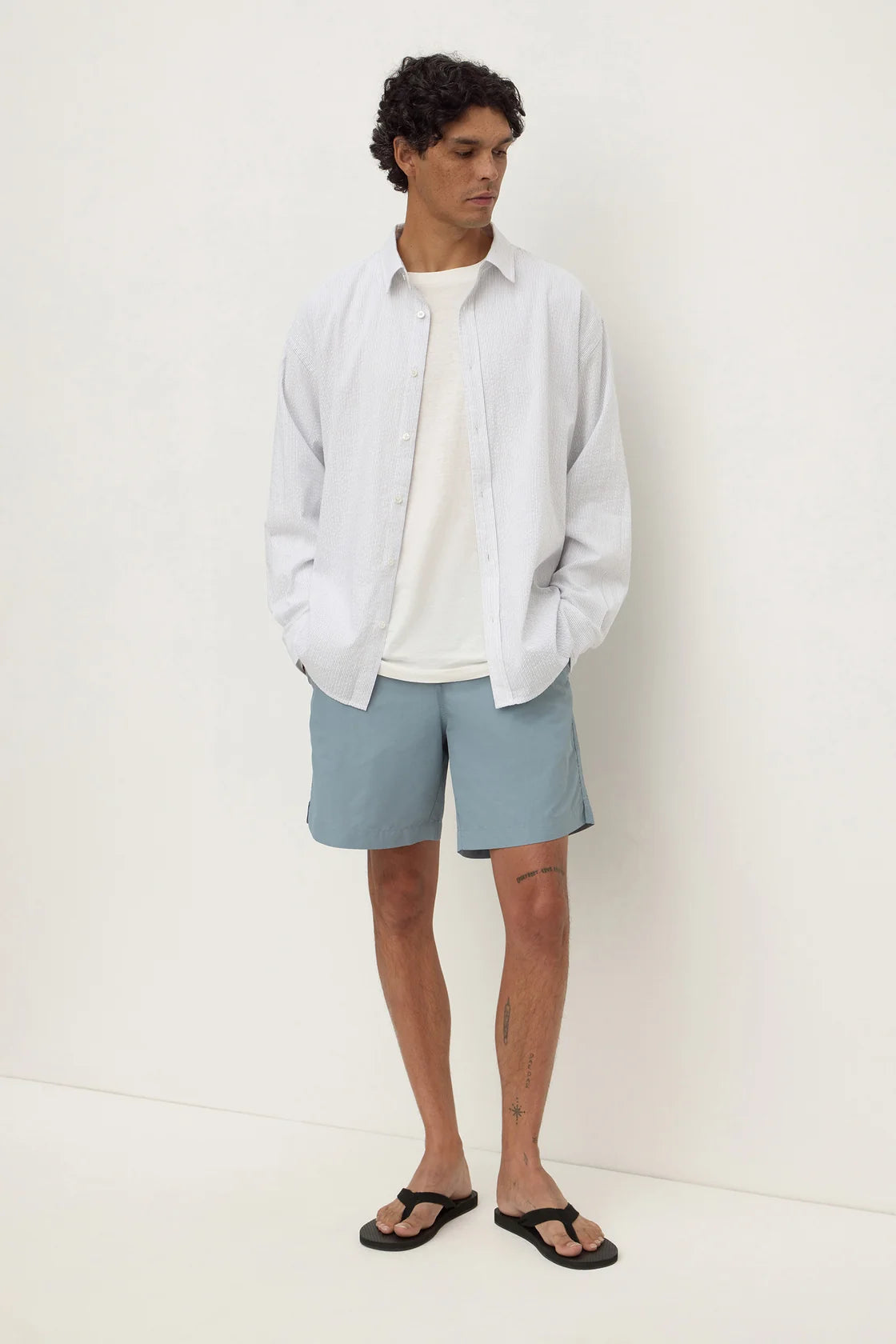 Aston Swim Short - Steel Blue