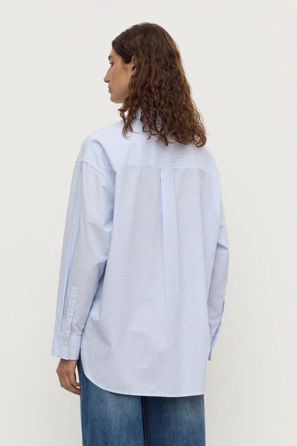 Avoca Stripe Shirt - Blue / White Stripe