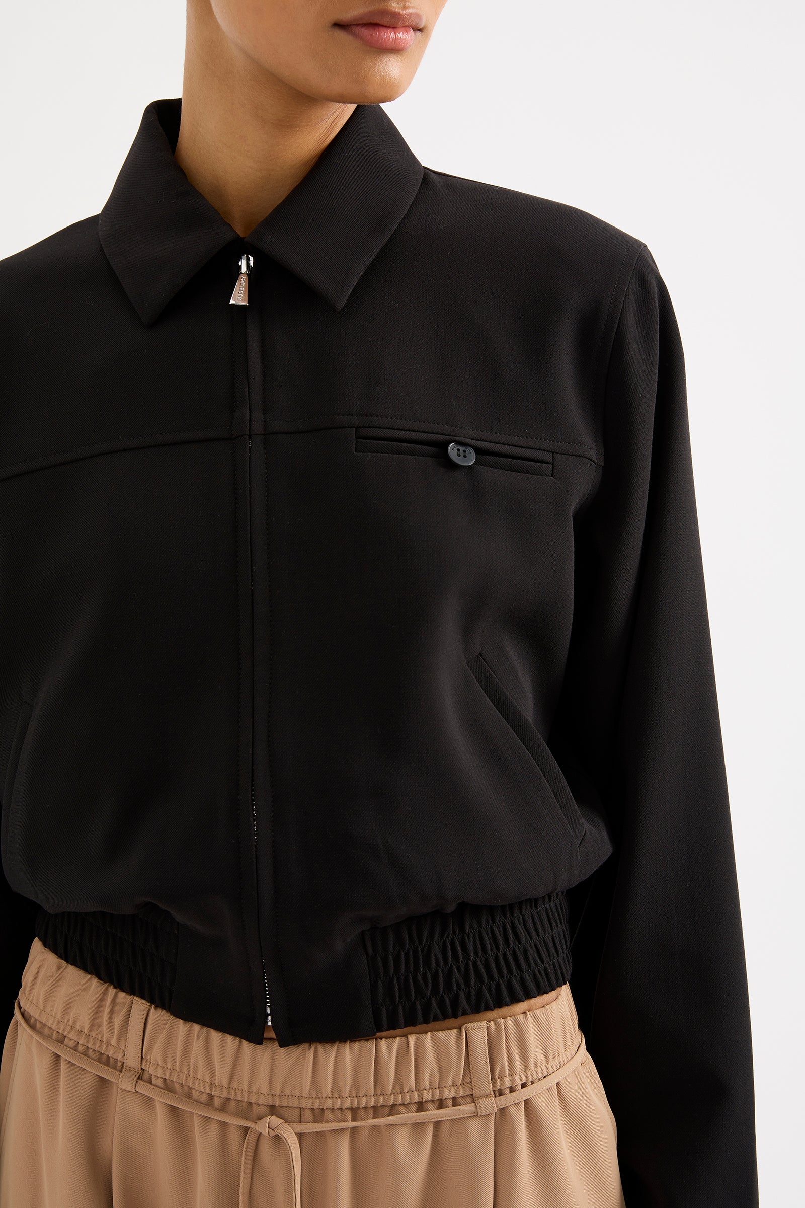 Bedford Cropped Jacket - Black
