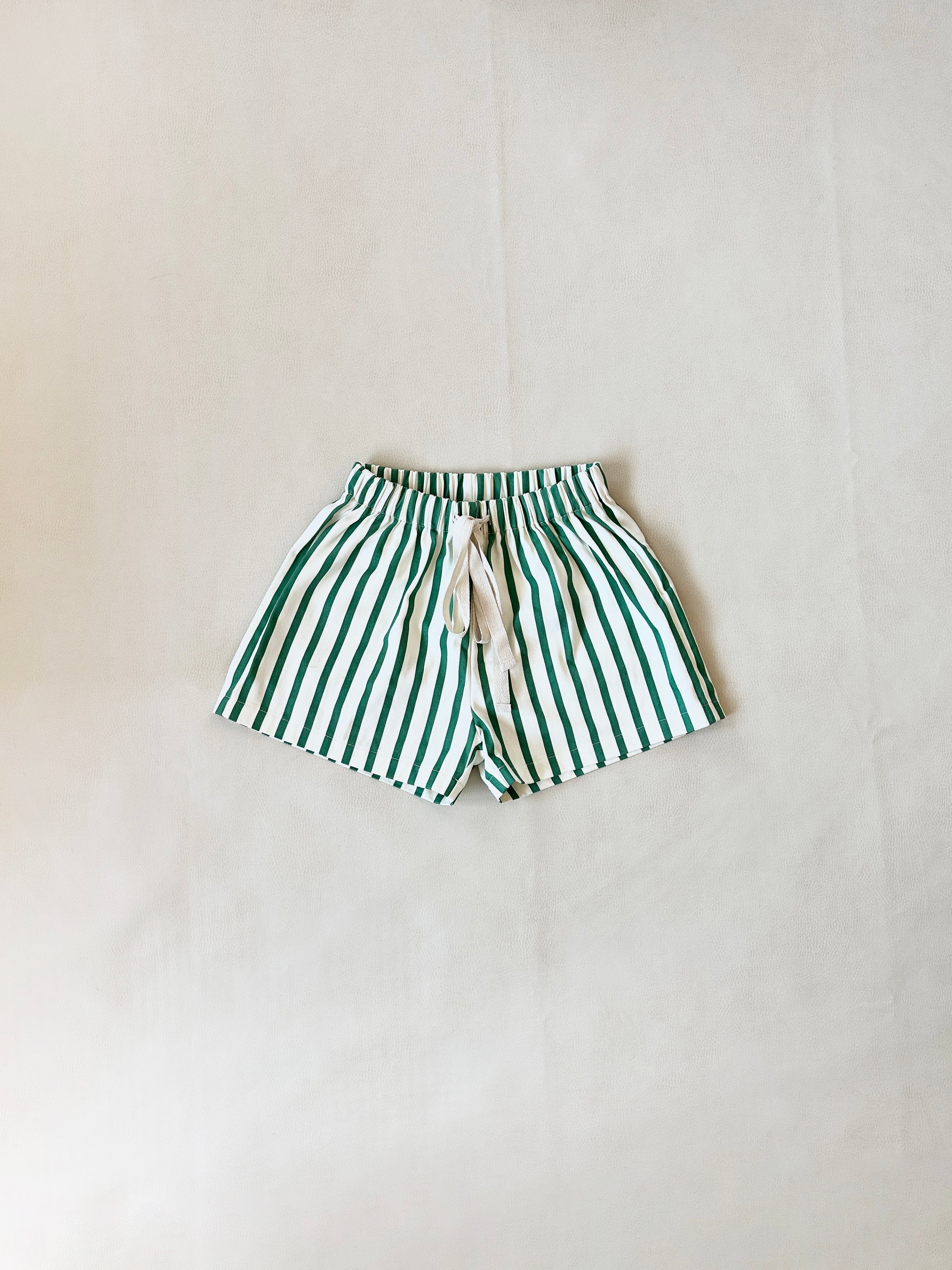 Benji Stripe Cotton Shorts