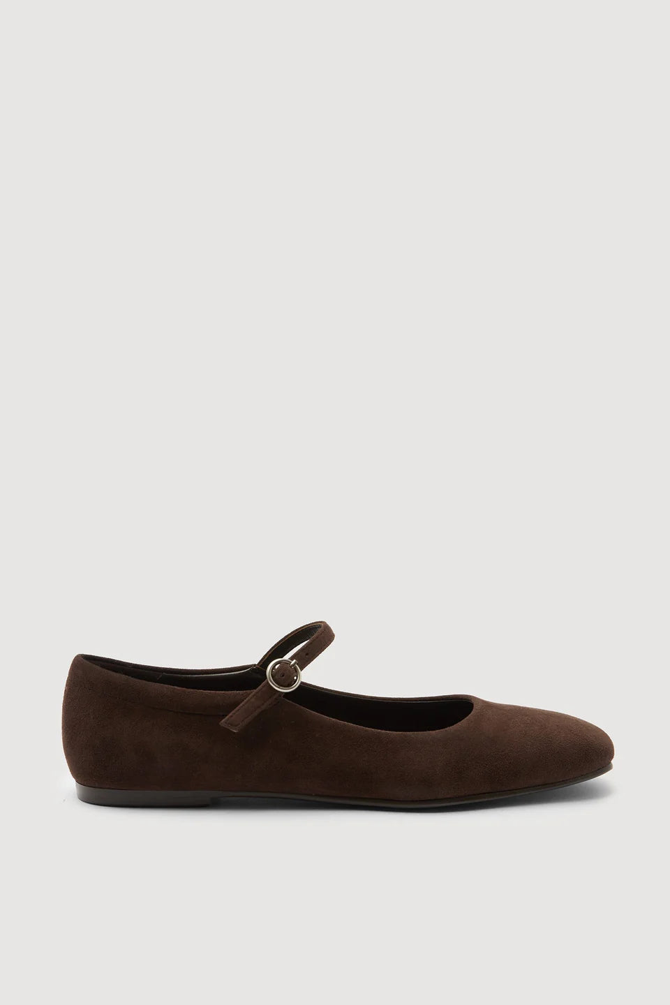 Beth Suede Ballet Flat - Ganache