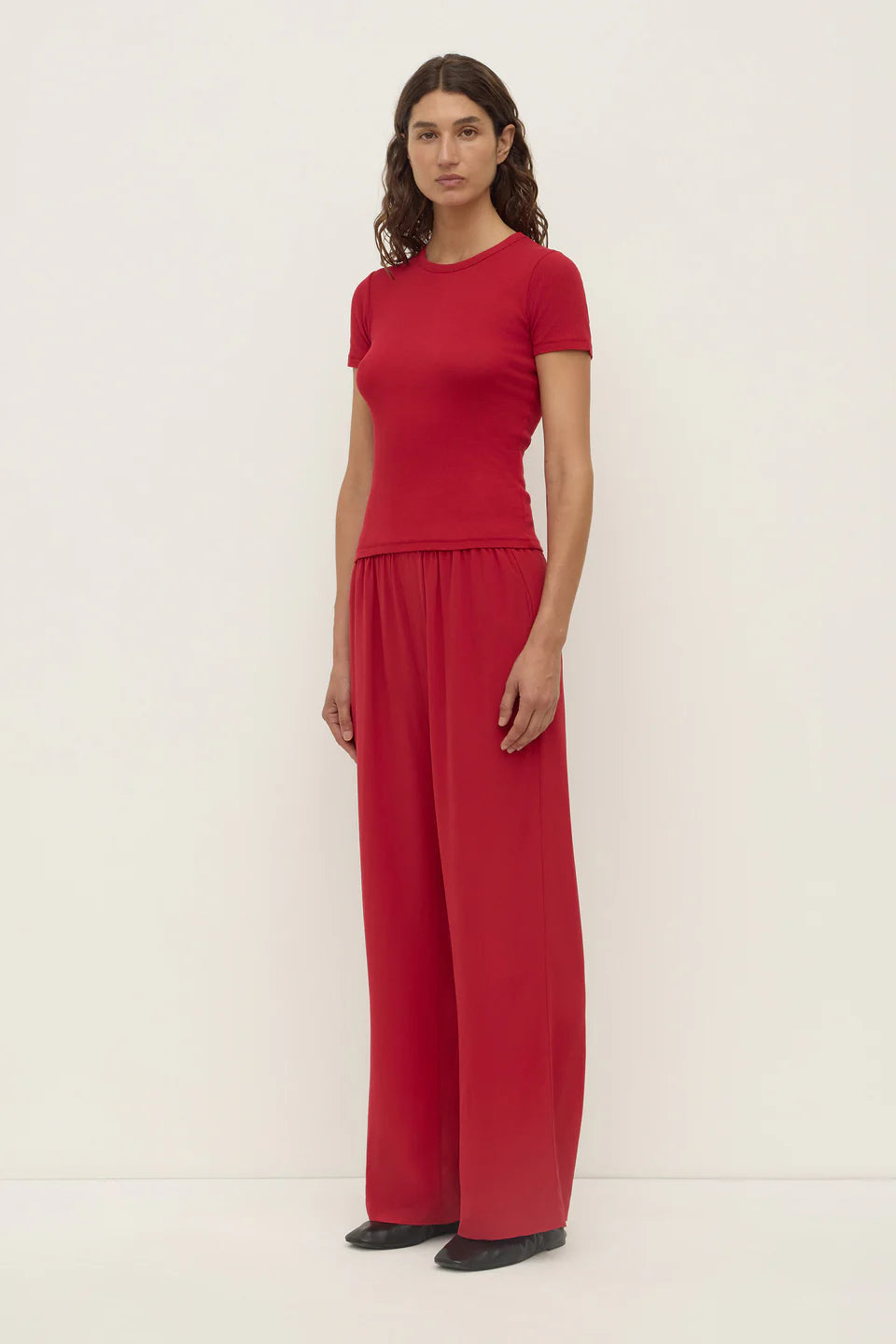 Betty Silk Pant - Mulberry