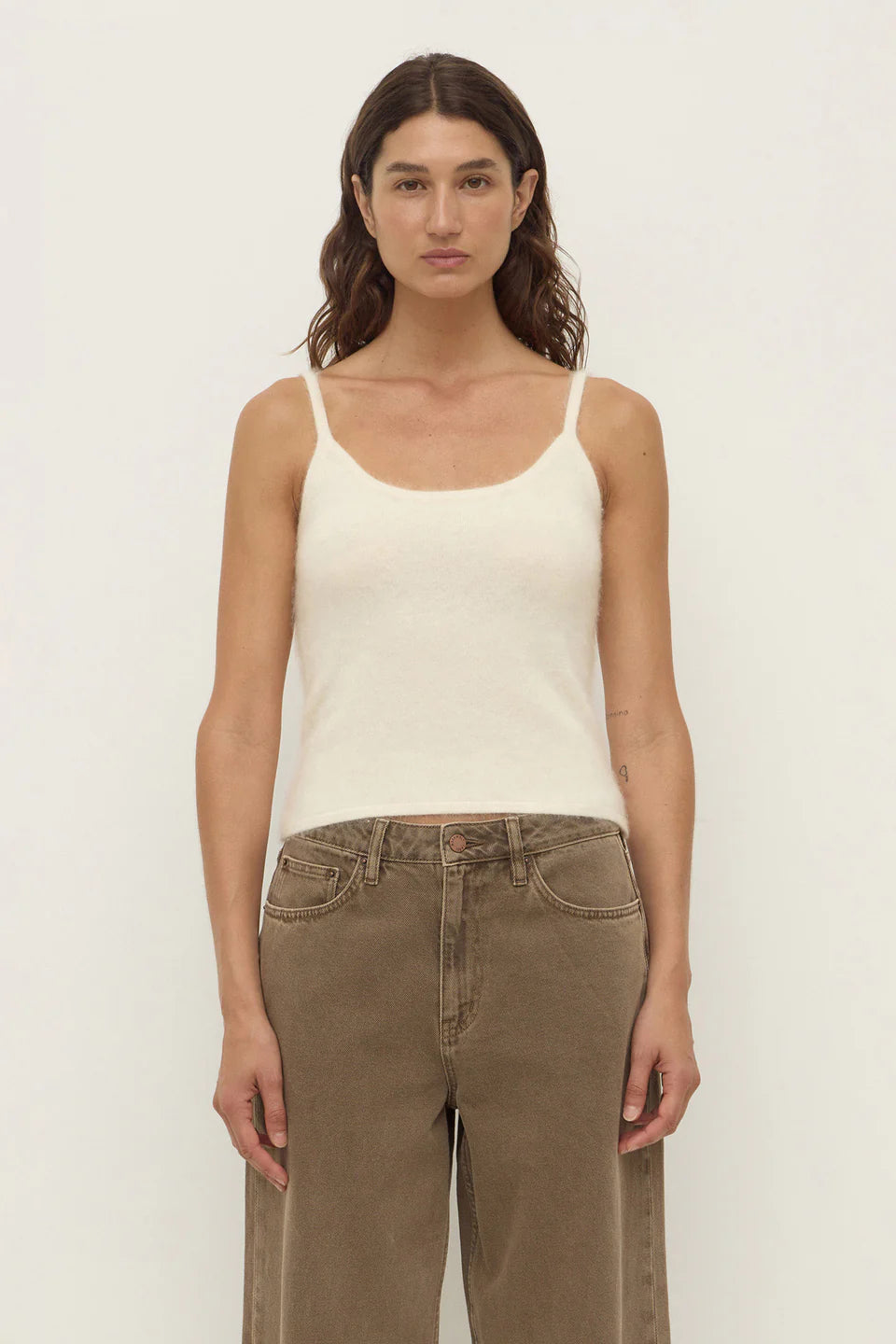 Carina Wool Tank - Cream