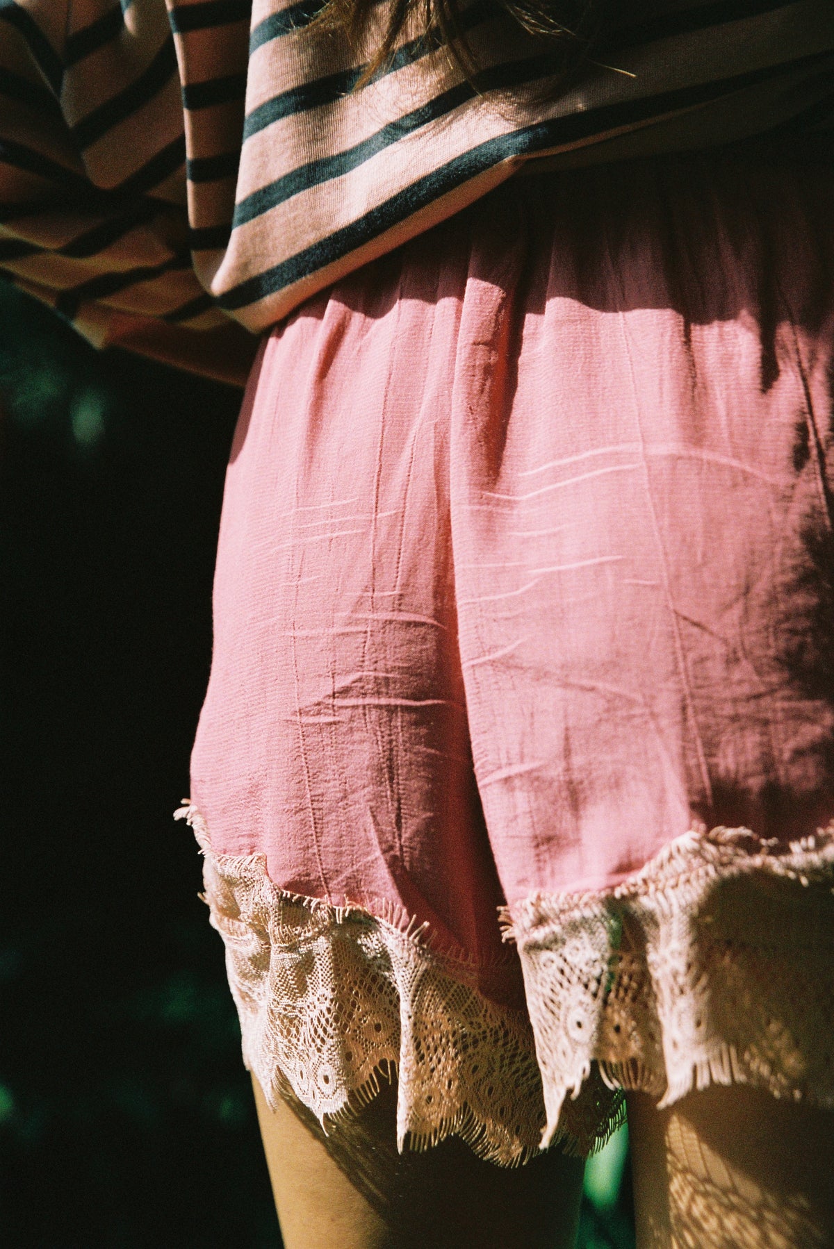 Unwind Lace Trim Short