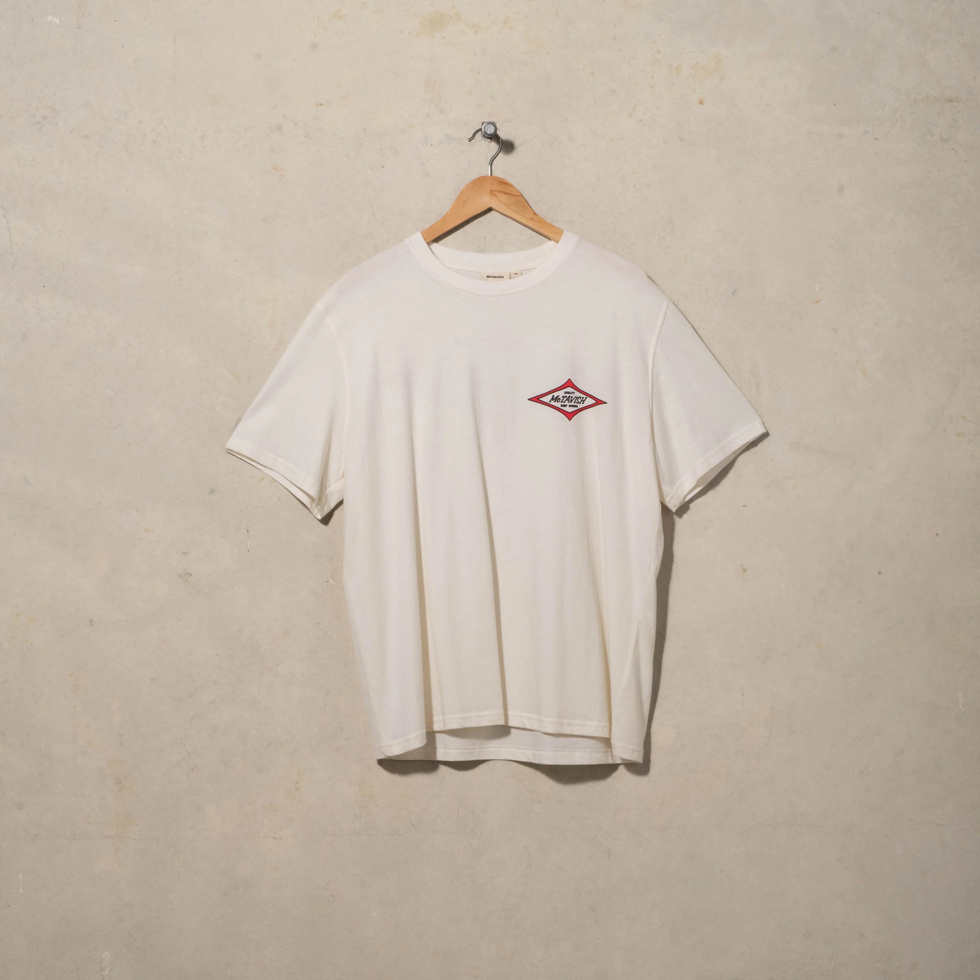60's Diamond Tee - Chalk