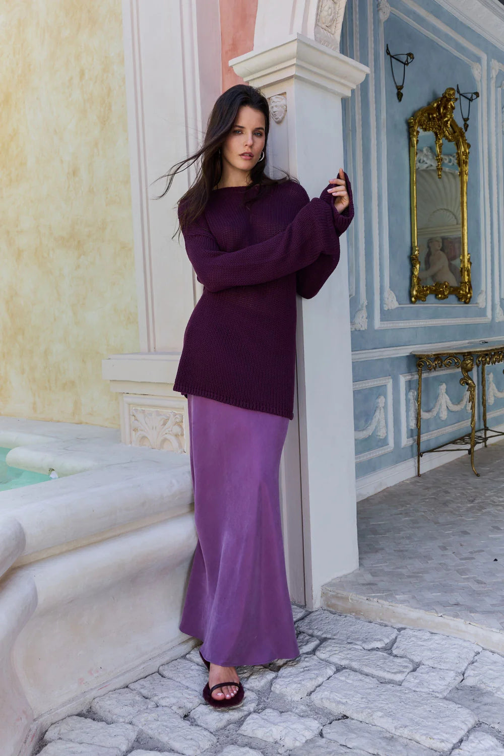 Heidi Skirt - Mulberry