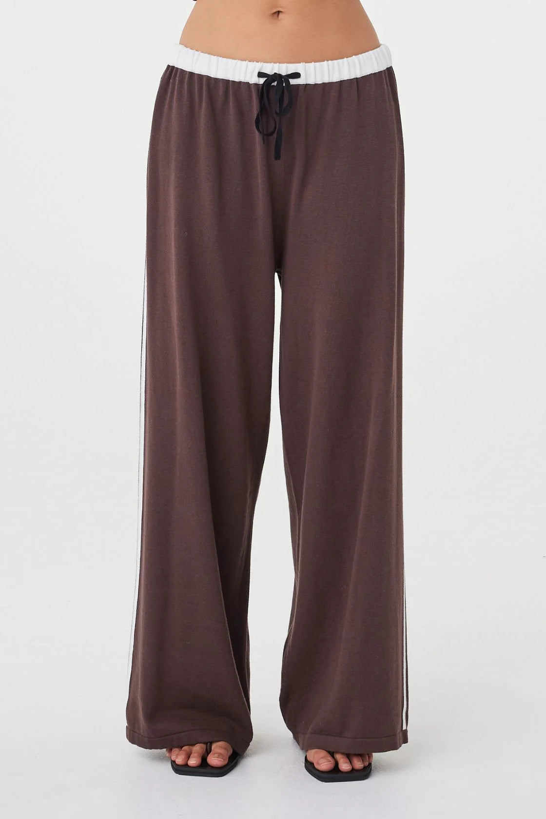 Tully Pant - Espresso & Cream
