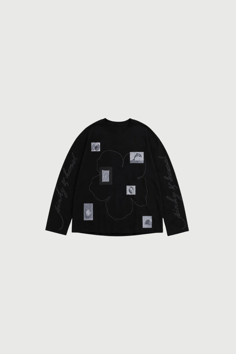 Field Notes Long Sleeve Top - Black
