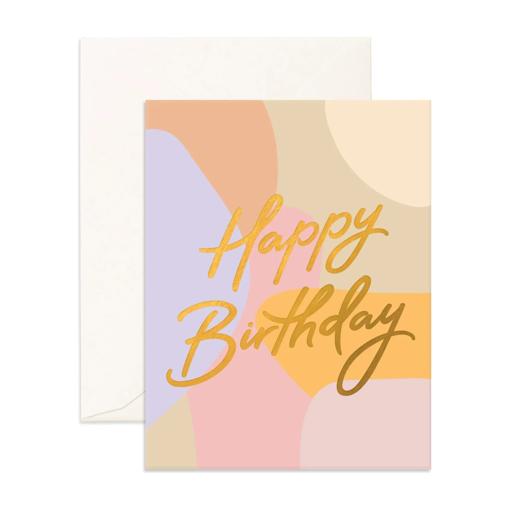 Fox & Fallow Happy Birthday Paint Greeting Card