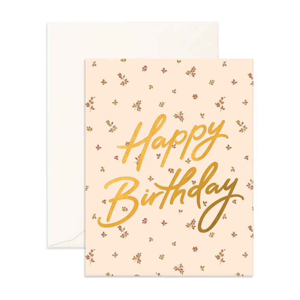 Fox & Fallow Happy Birthday Birch Greeting Card