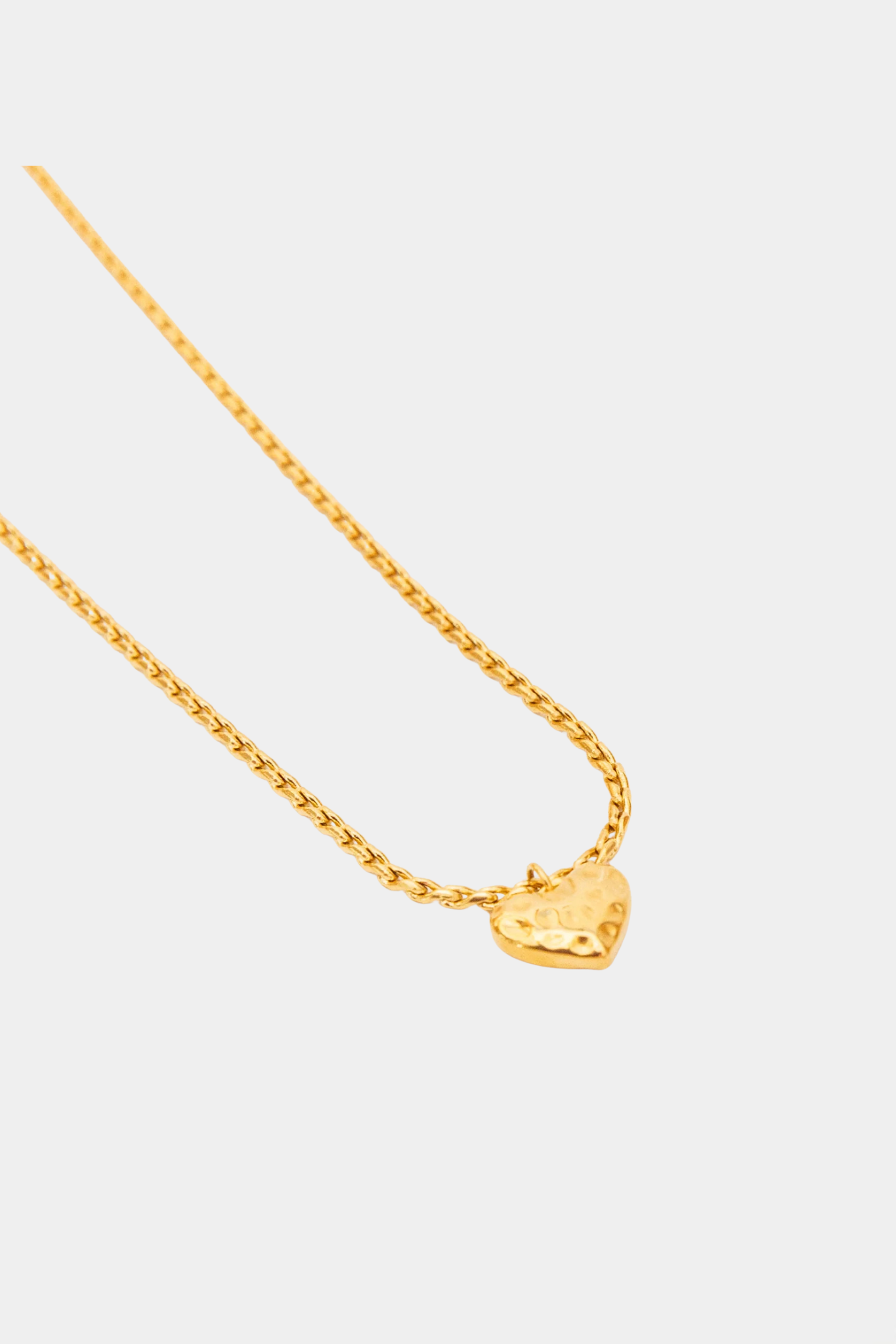 Luca Heart Pendant Necklace in Gold Plated