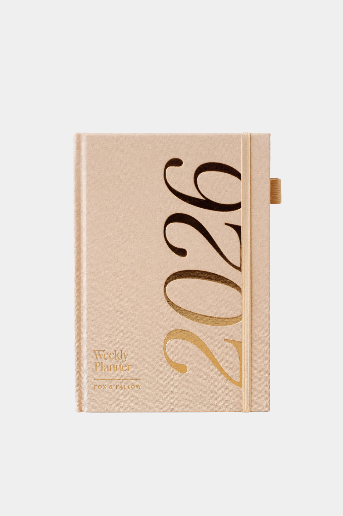 2026 A5 Horizontal Planner - Taupe