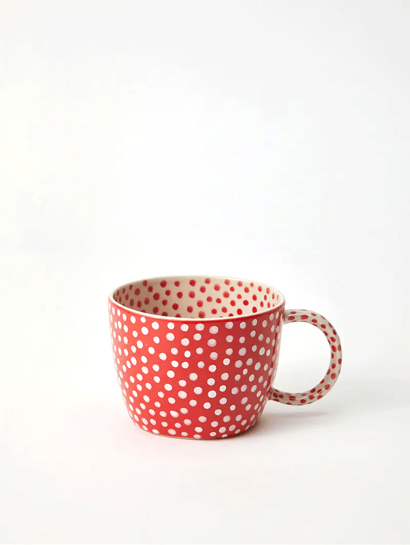 Chino Mug - Red Spot