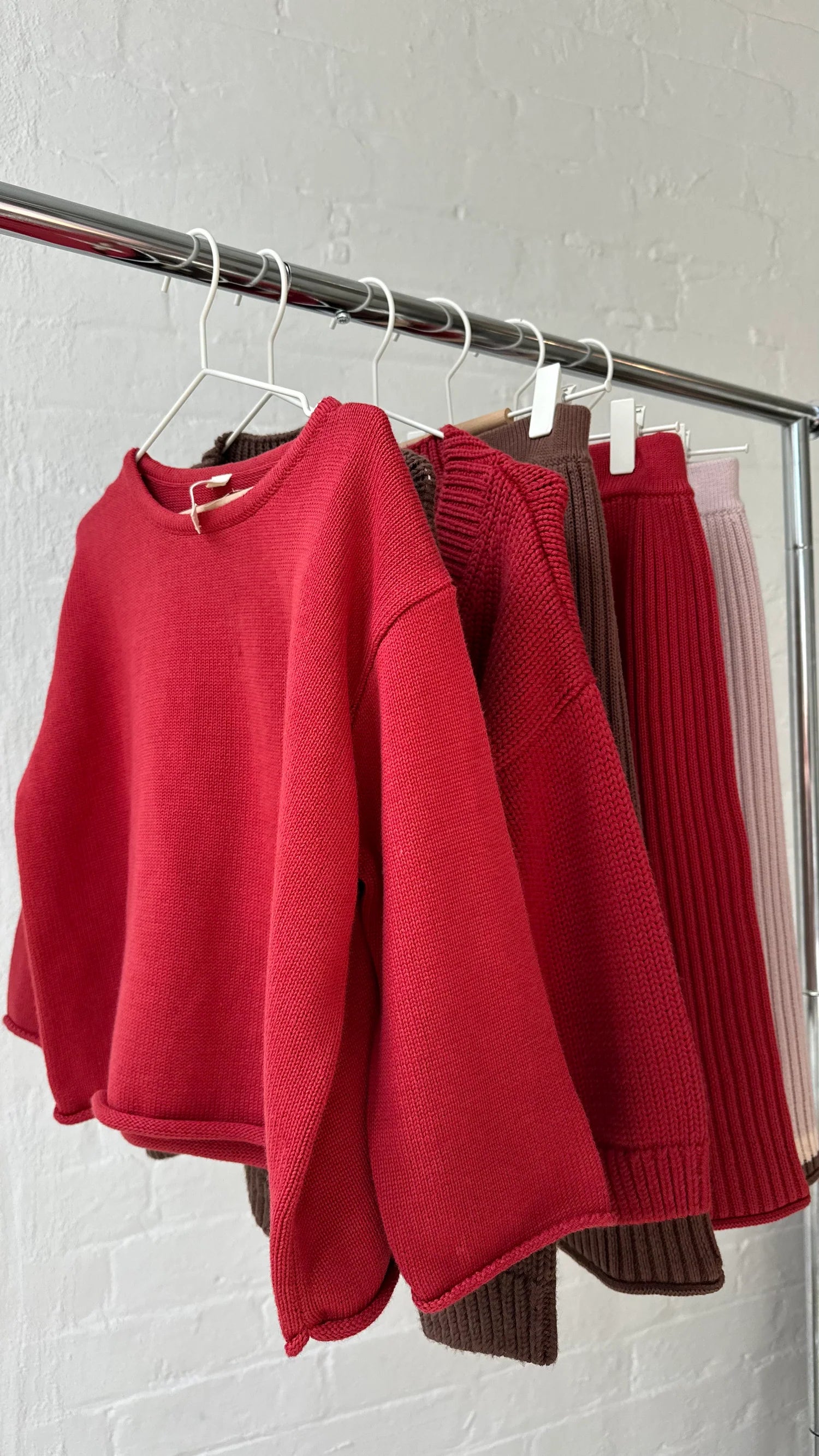 Essential Knit Jumper | Chilli