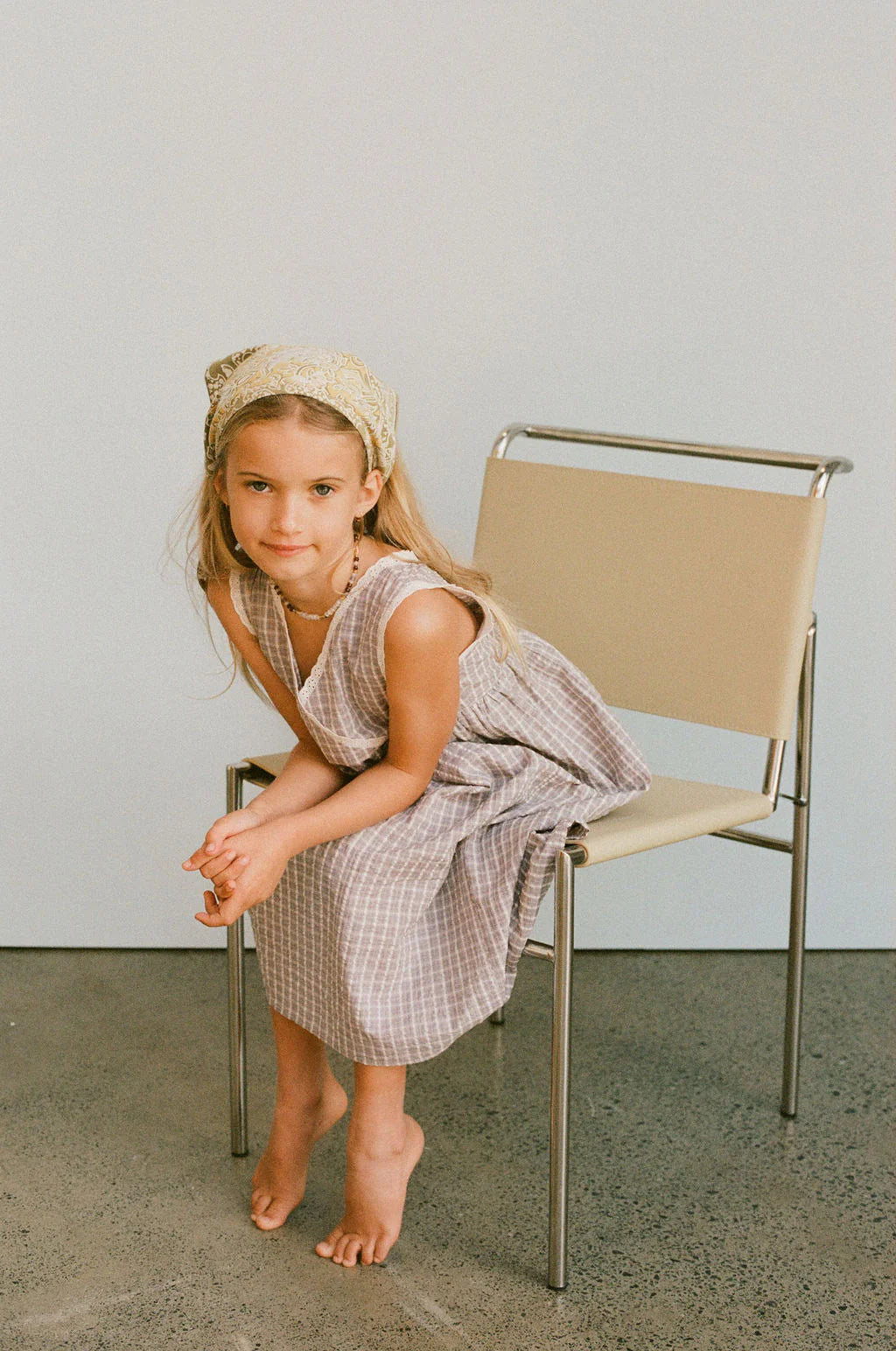 Eden Dress - Mauve Plaid