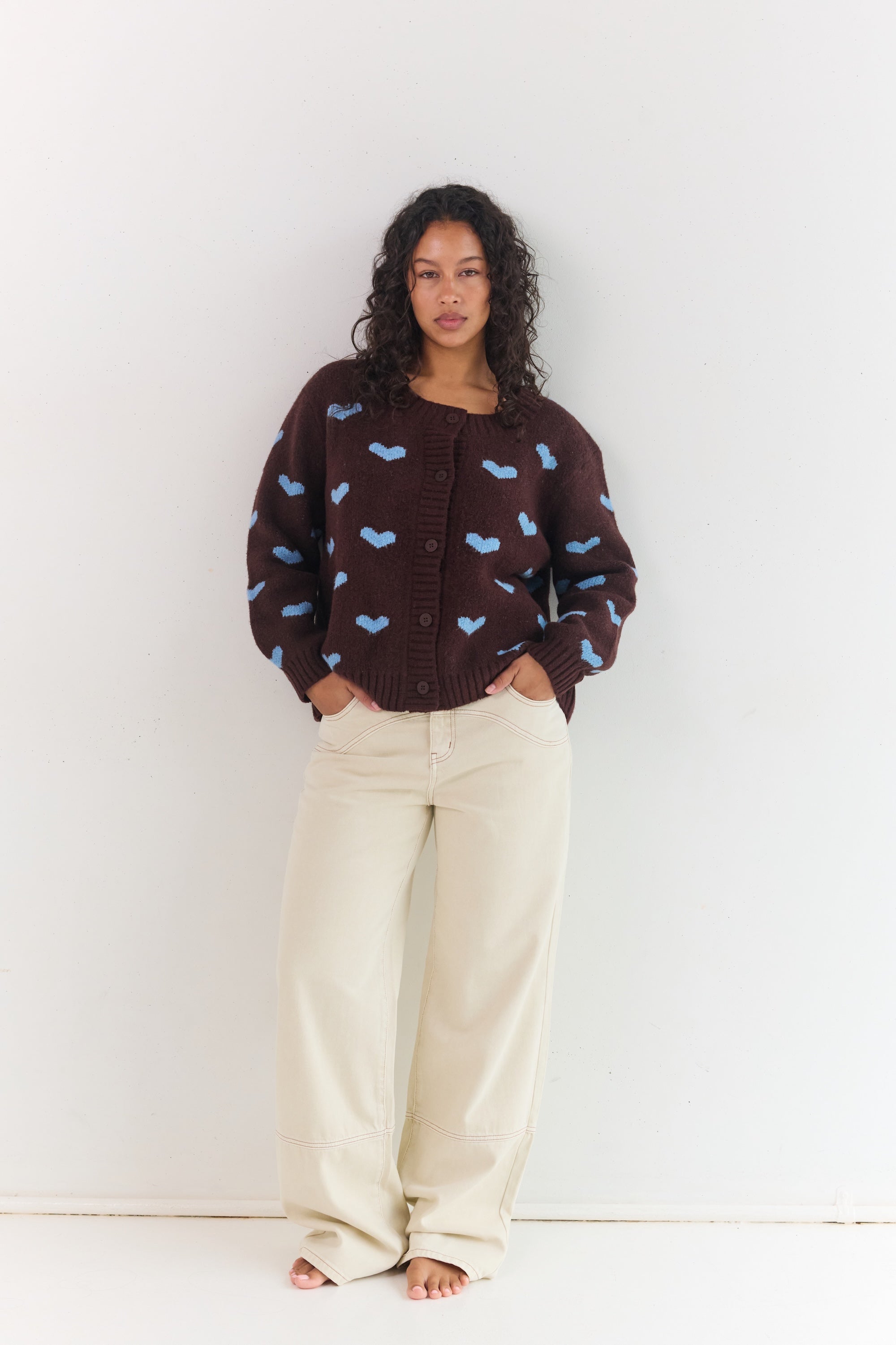 Sweetheart Cardigan - Hearts