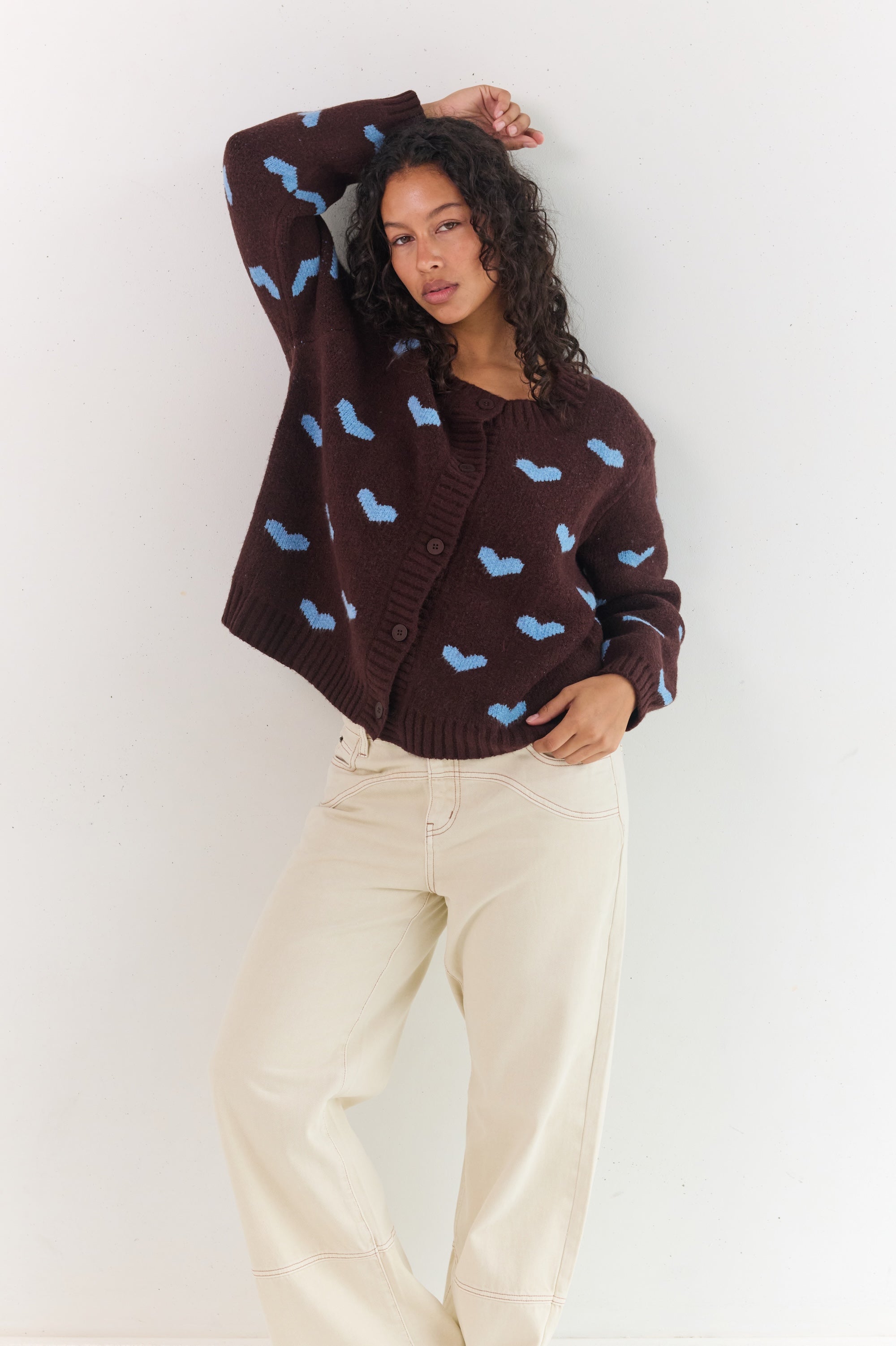 Sweetheart Cardigan - Hearts